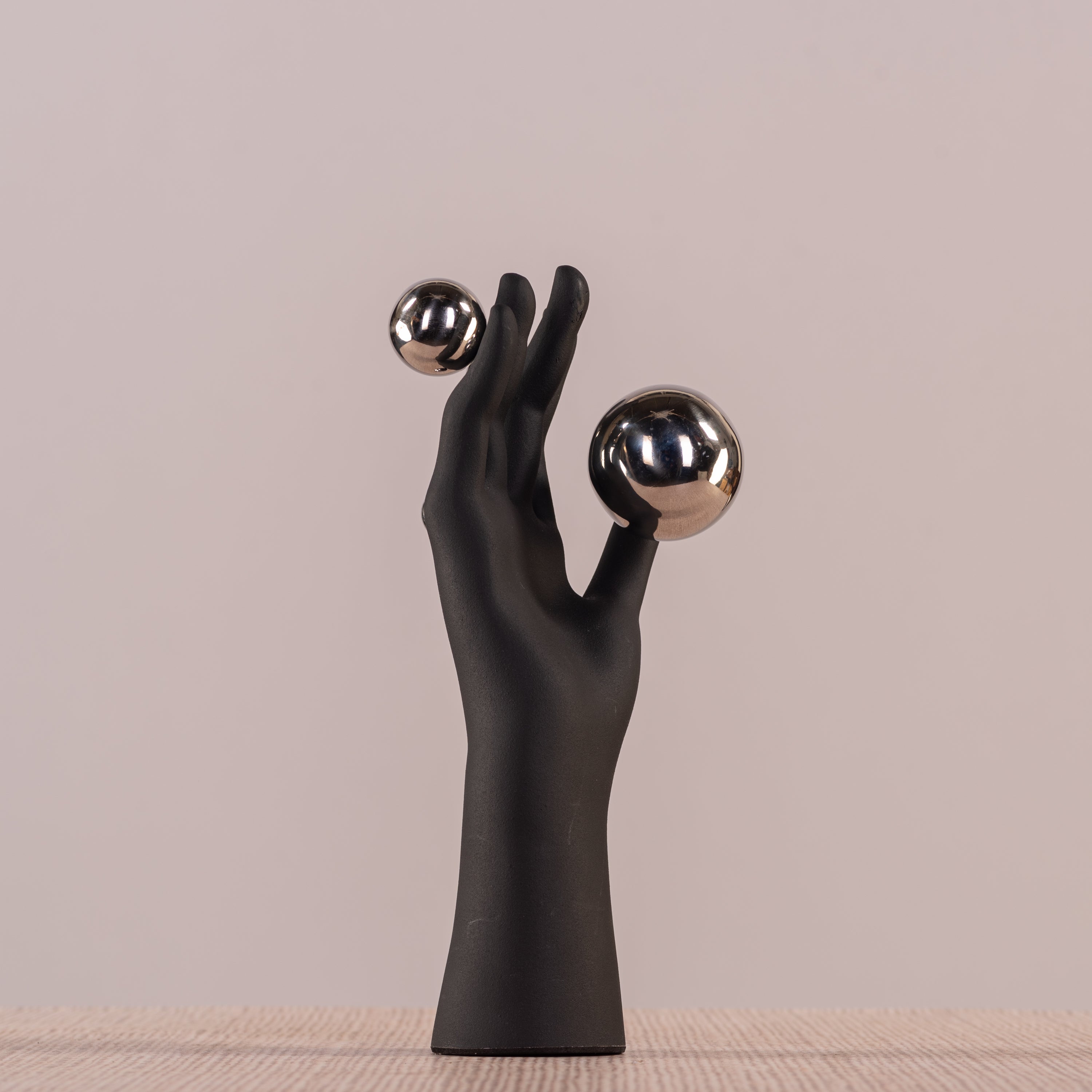 Illusionist (Black, Chrome) Resin Home Decor