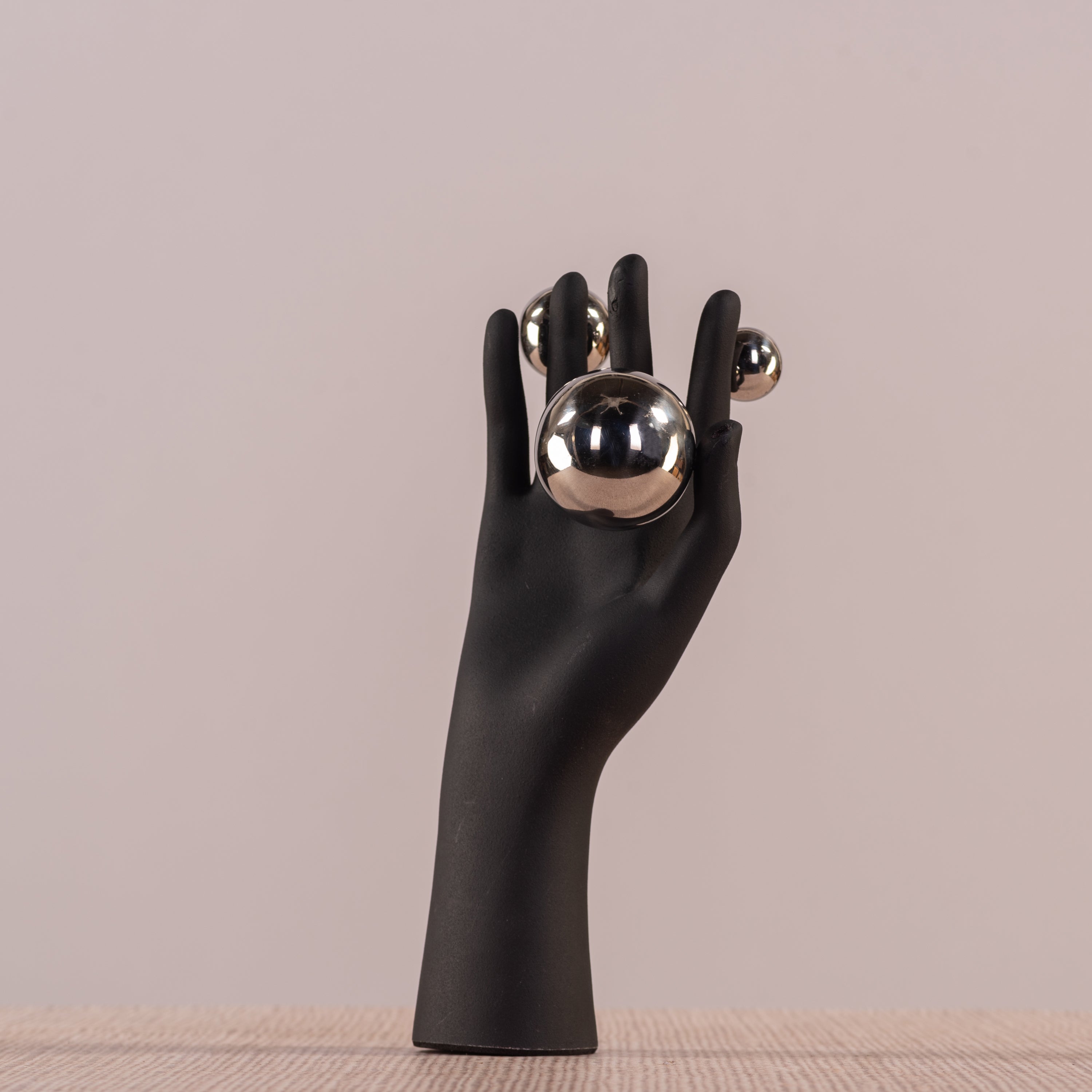 Illusionist (Black, Chrome) Resin Home Decor