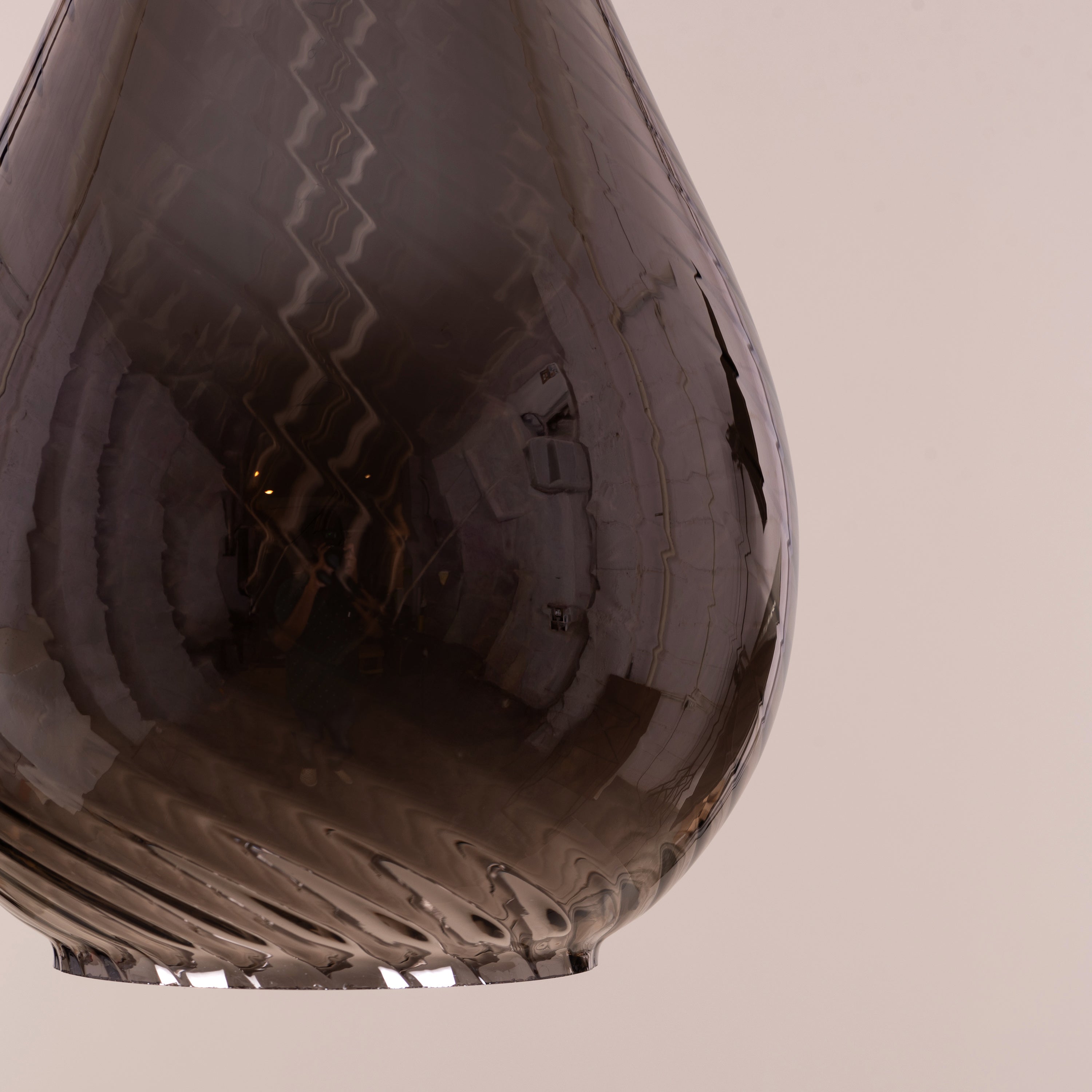 Keep My Love (Smokey Grey) Glass Pendant Light
