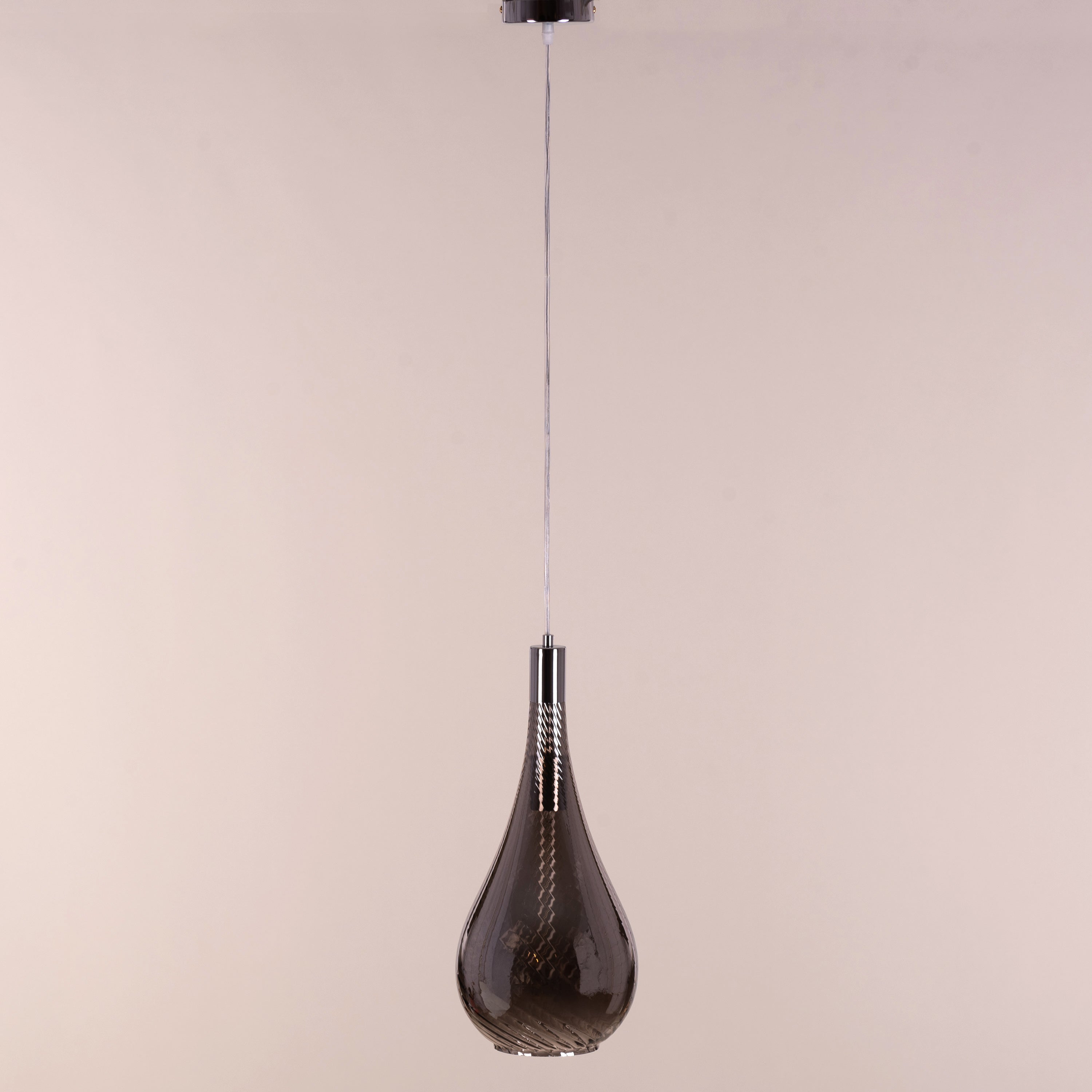 Keep My Love (Smokey Grey) Glass Pendant Light