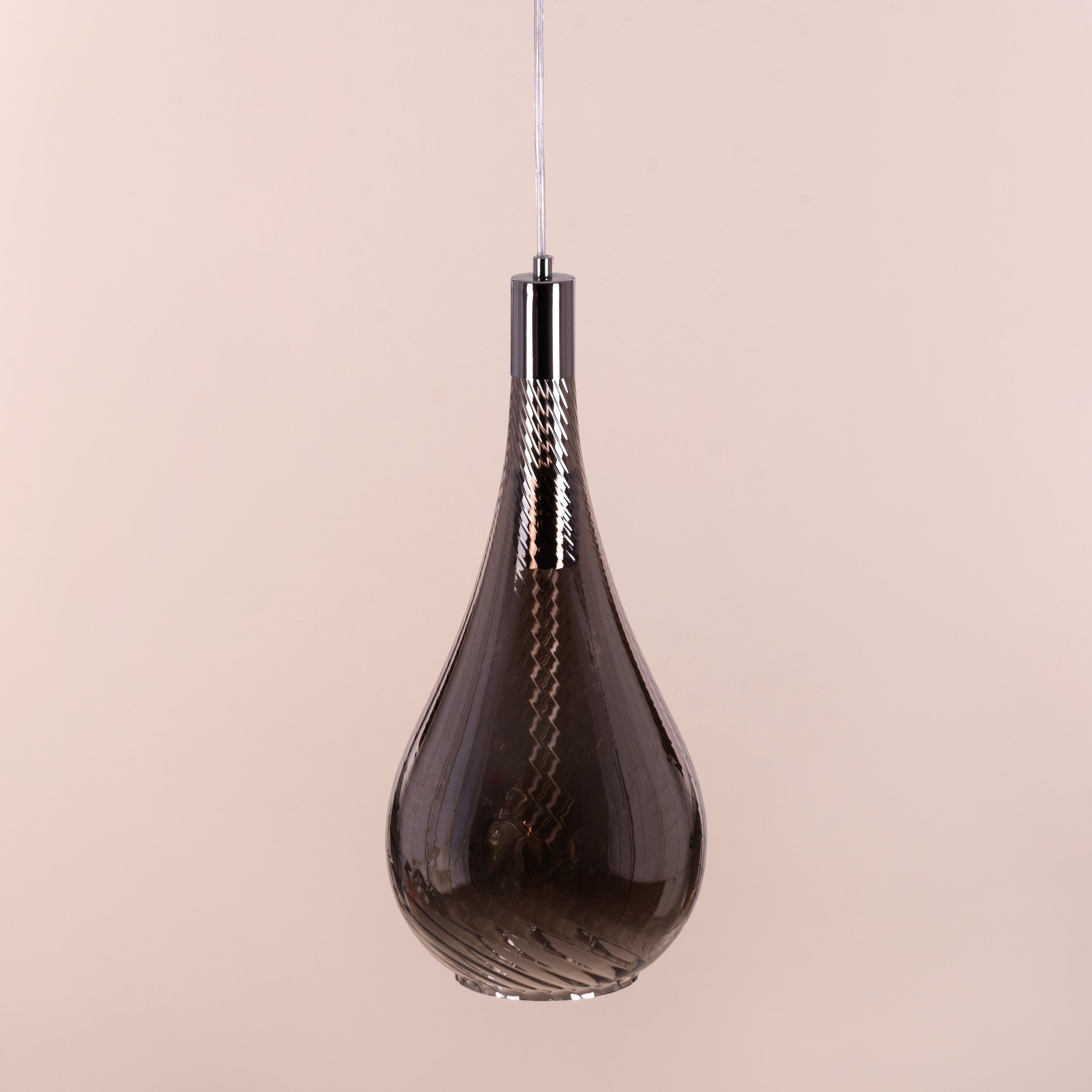 Keep My Love (Smokey Grey) Glass Pendant Light