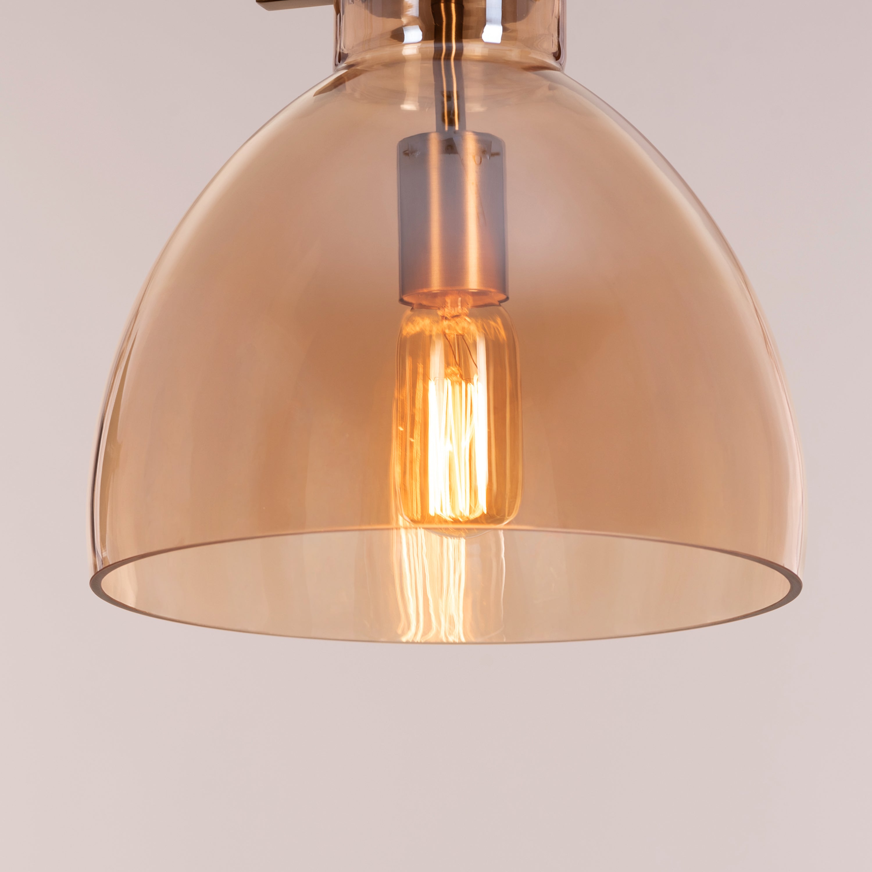 High Hopes (Oval, Amber) Glass pendant Light