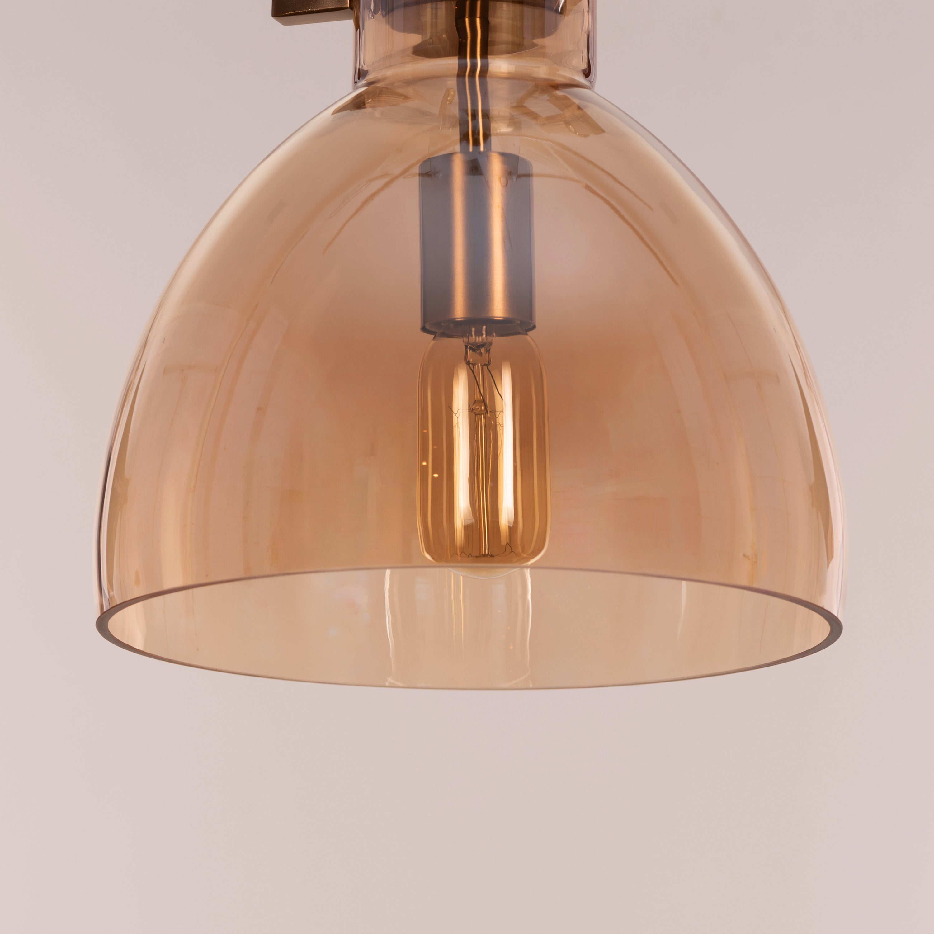 High Hopes (Oval, Amber) Glass pendant Light