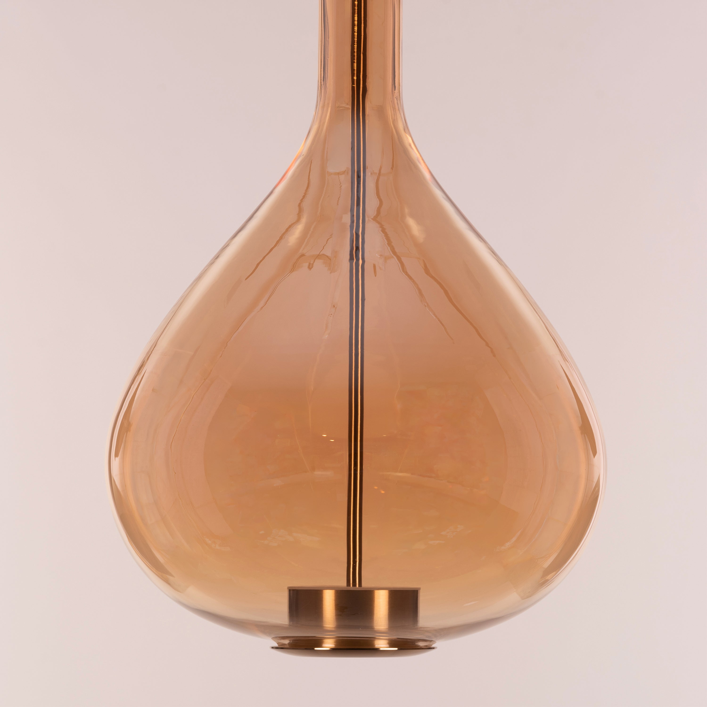 You Own It (Amber, Built-In LED) Glass Pendant Light