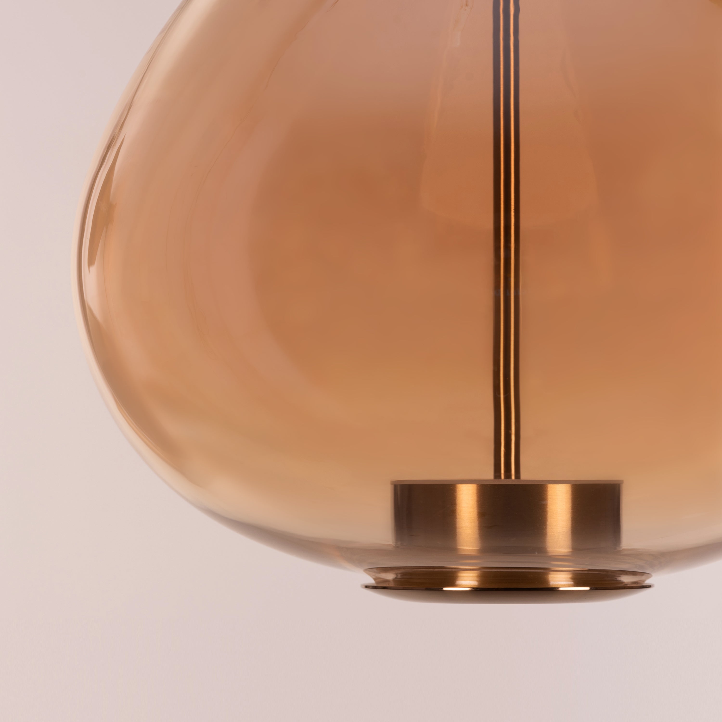 You Own It (Amber, Built-In LED) Glass Pendant Light