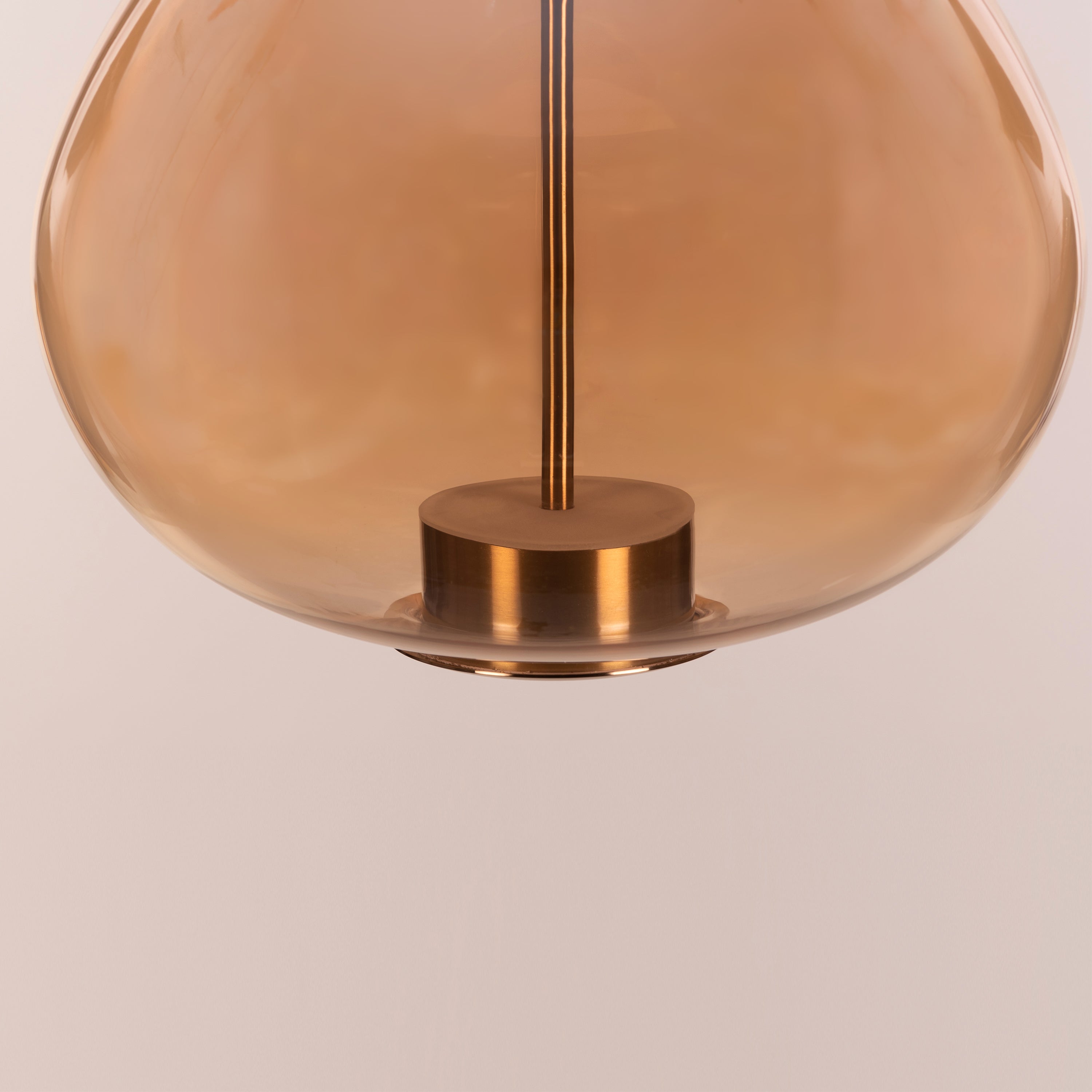 You Own It (Amber, Built-In LED) Glass Pendant Light