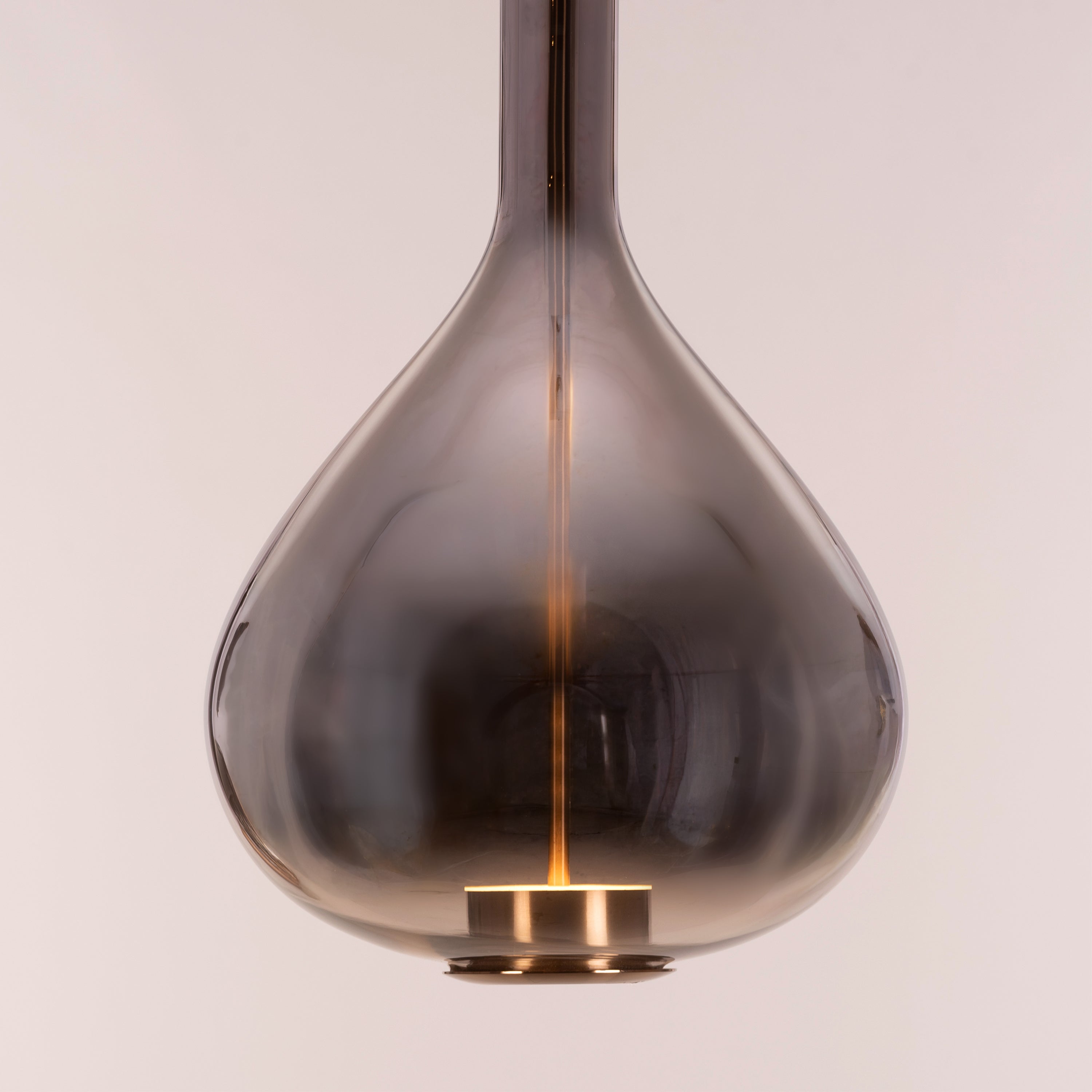 You Own It (Smokey Grey, Built-In LED) Glass Pendant Light