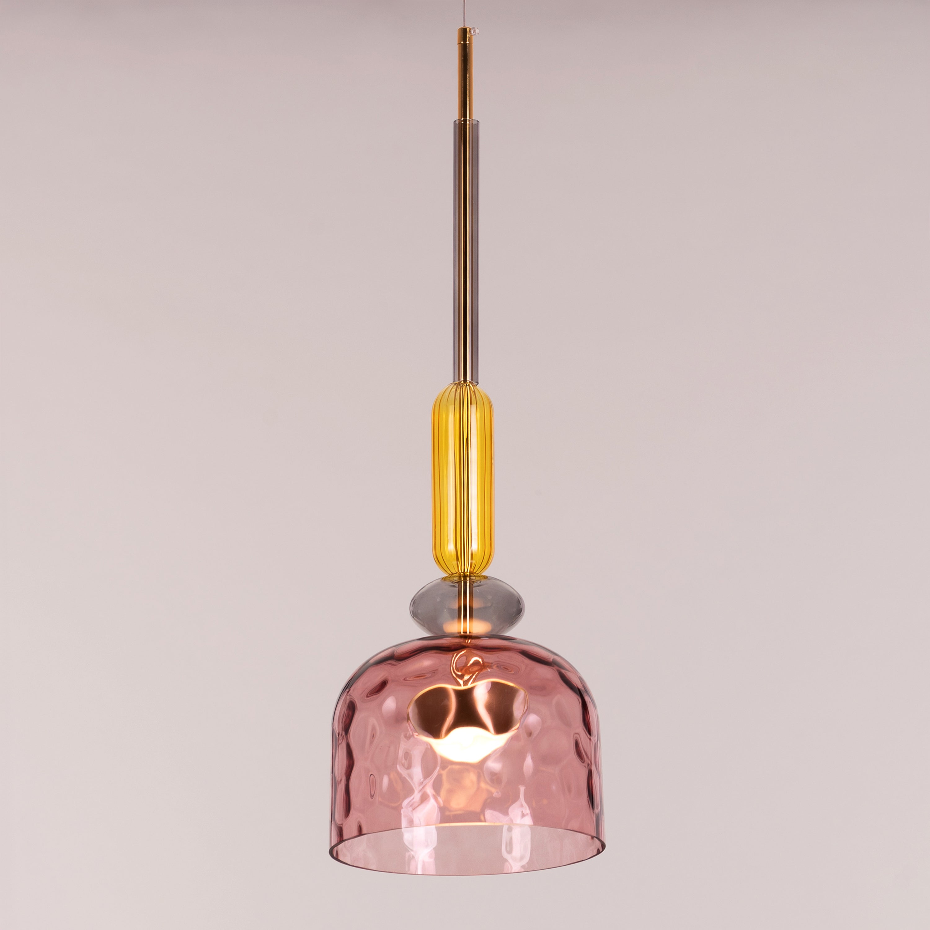 Sweet Treats (Pink, Built-In LED) Glass Pendant Light