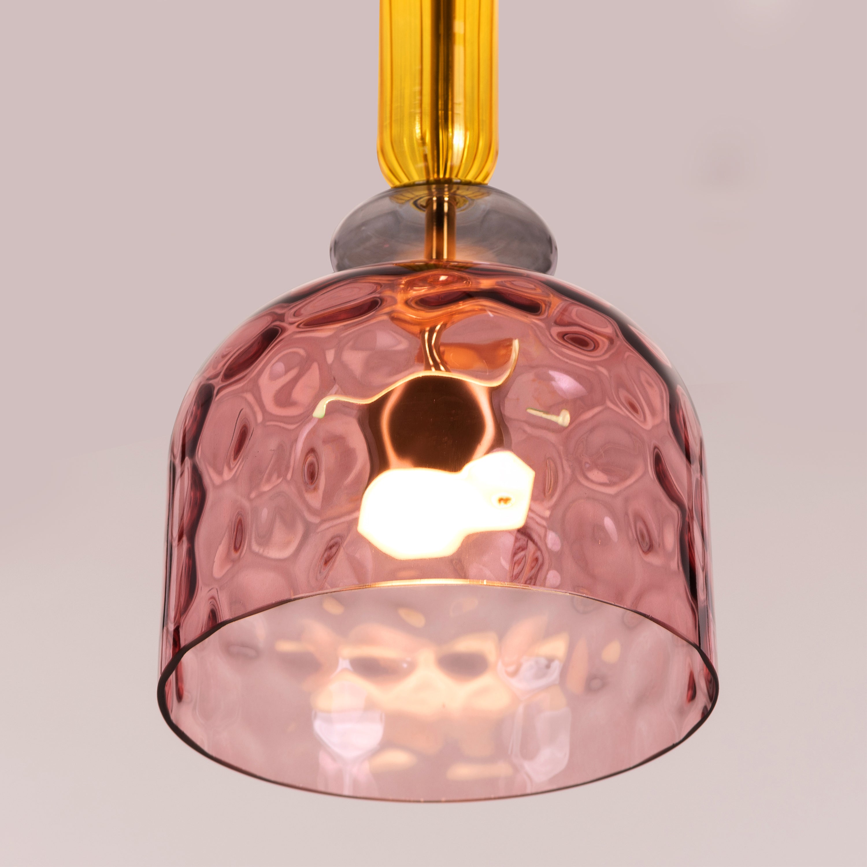Sweet Treats (Pink, Built-In LED) Glass Pendant Light