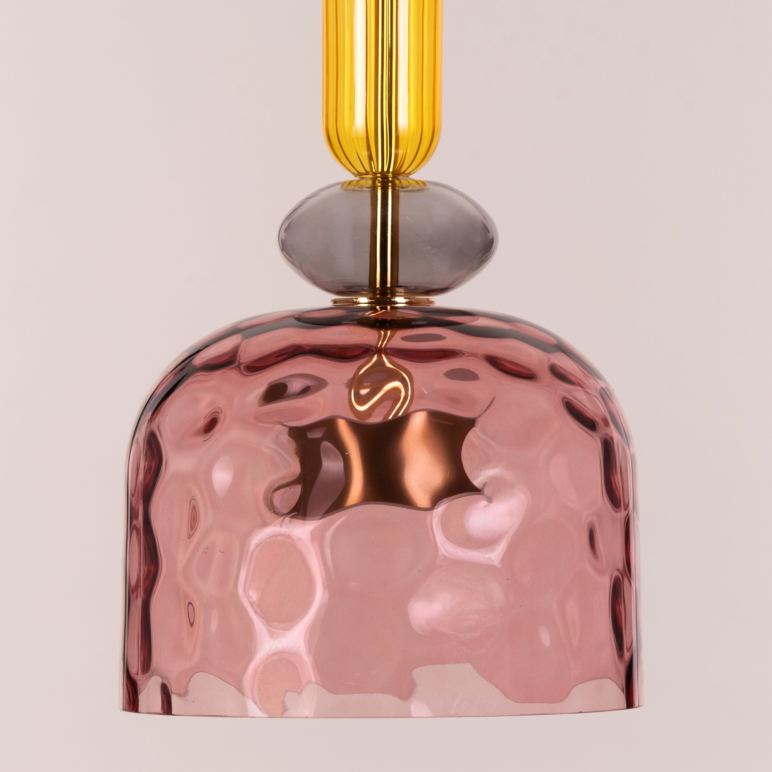 Sweet Treats (Pink, Built-In LED) Glass Pendant Light