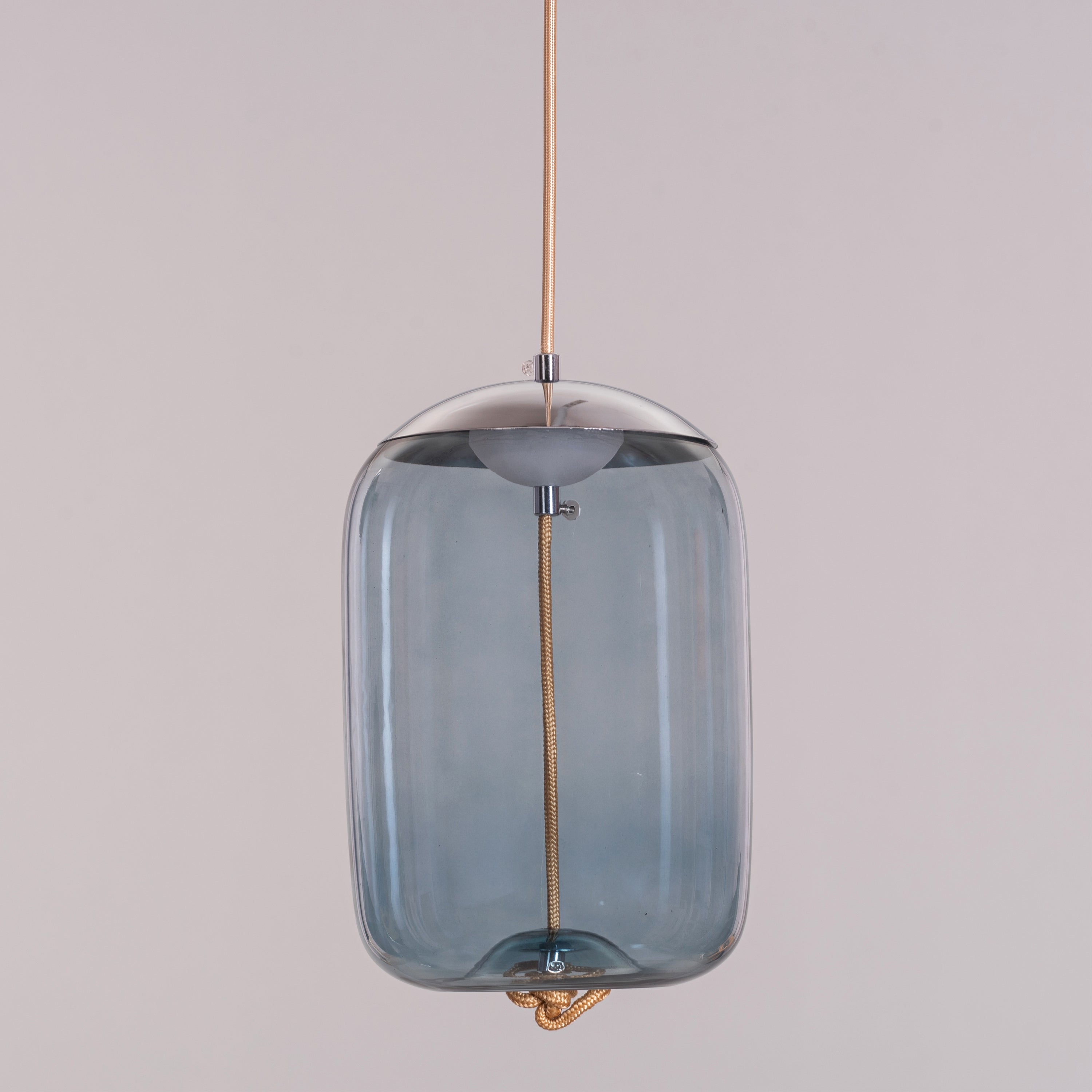 Trust Yourself (Blue, Built-In LED) Glass Pendant Light
