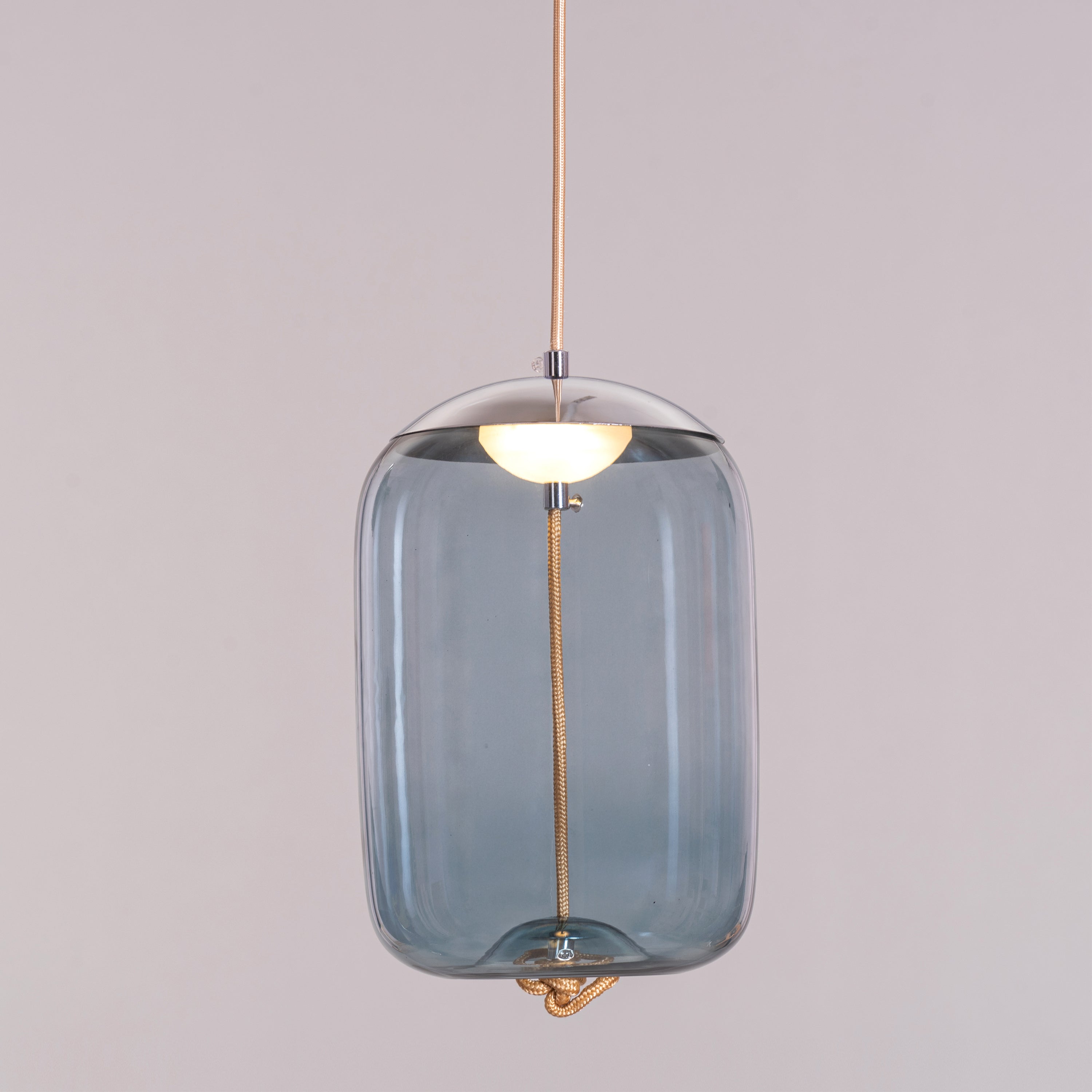 Trust Yourself (Blue, Built-In LED) Glass Pendant Light