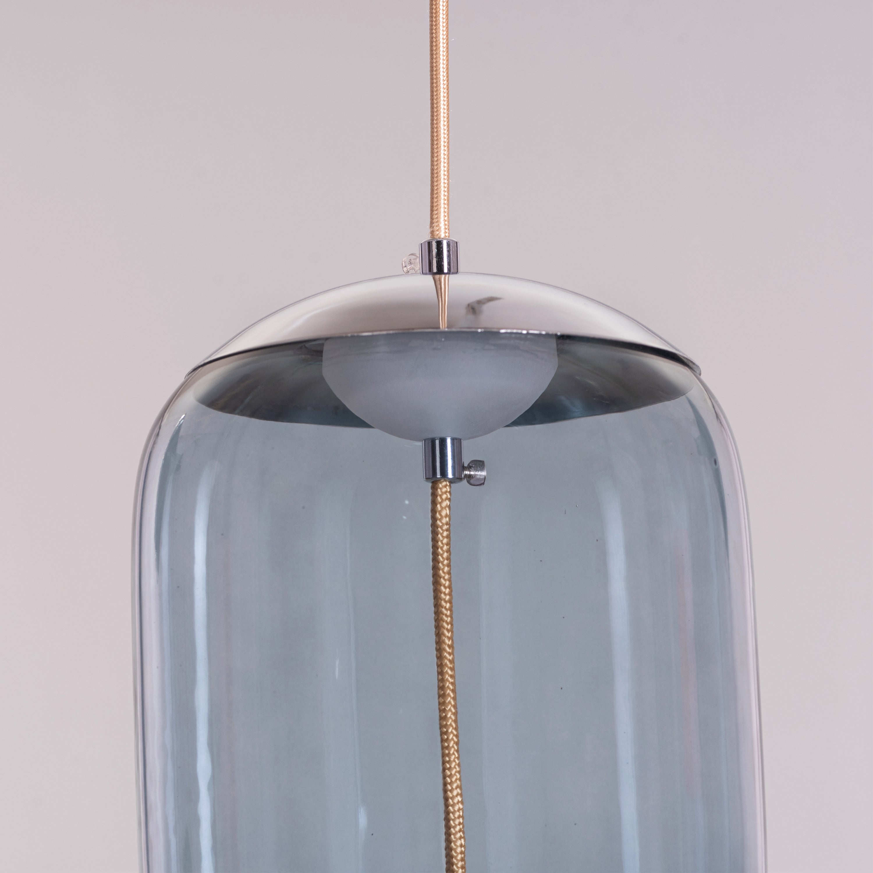 Trust Yourself (Blue, Built-In LED) Glass Pendant Light
