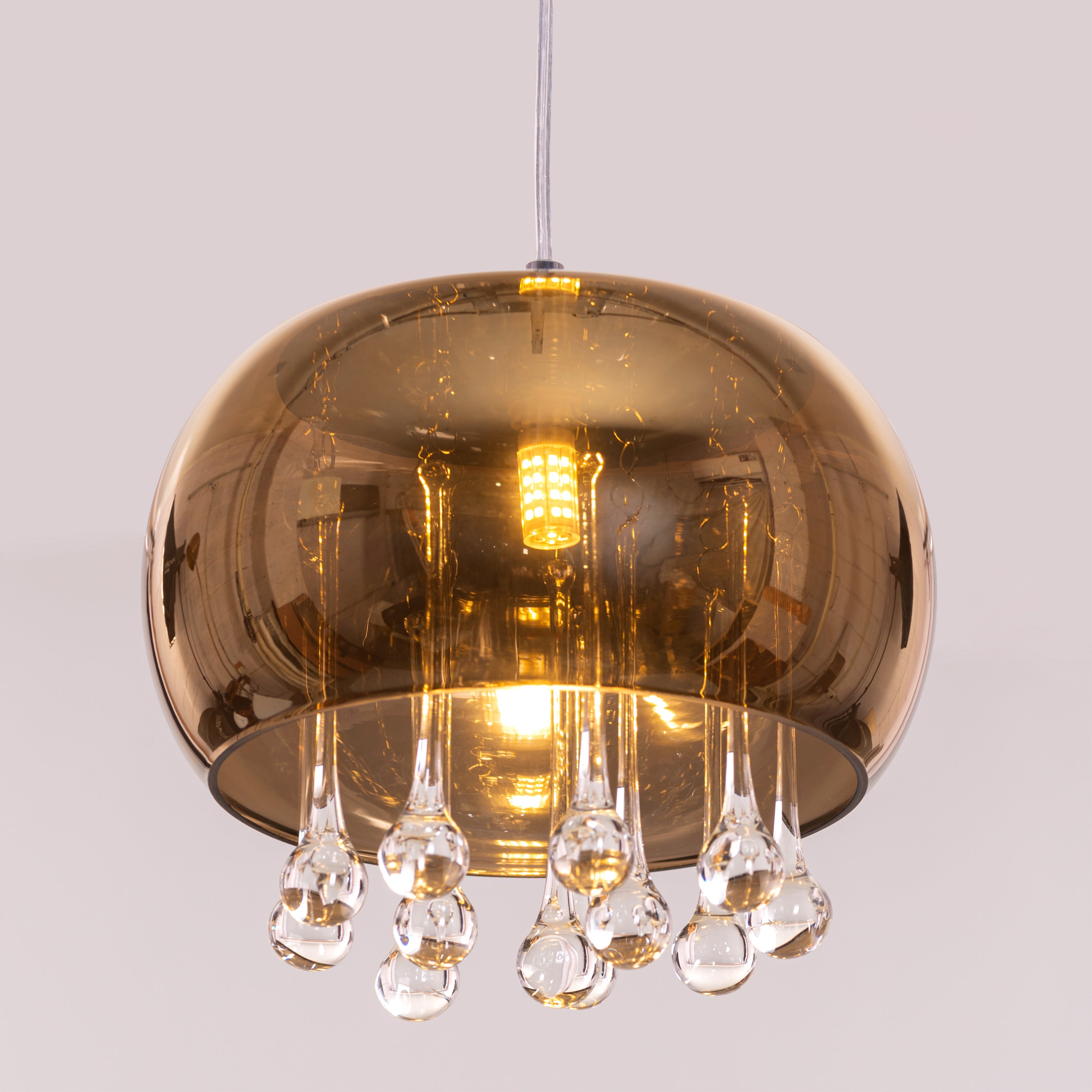 Enchanted (Small, Gold) Crystal Chandelier