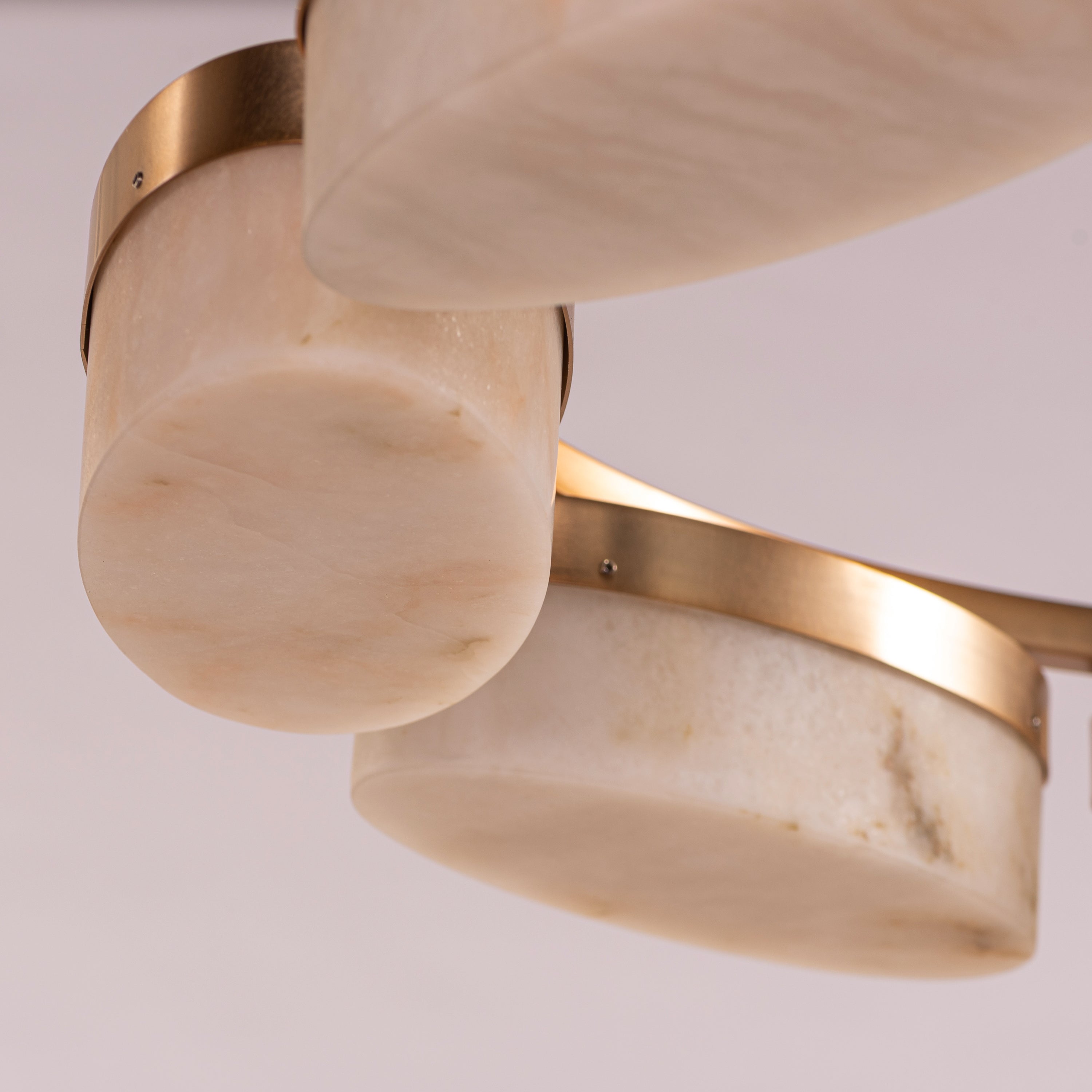 Cherish The Day (Gold) Alabaster Chandelier