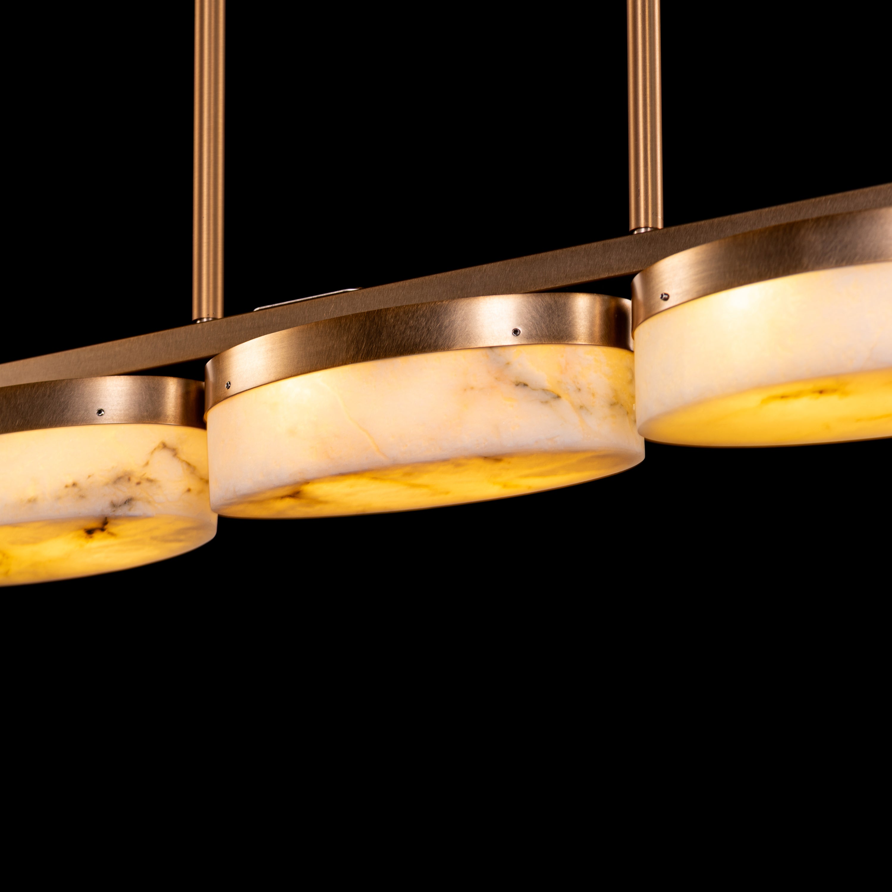 Maureen (Gold) Alabaster Chandelier