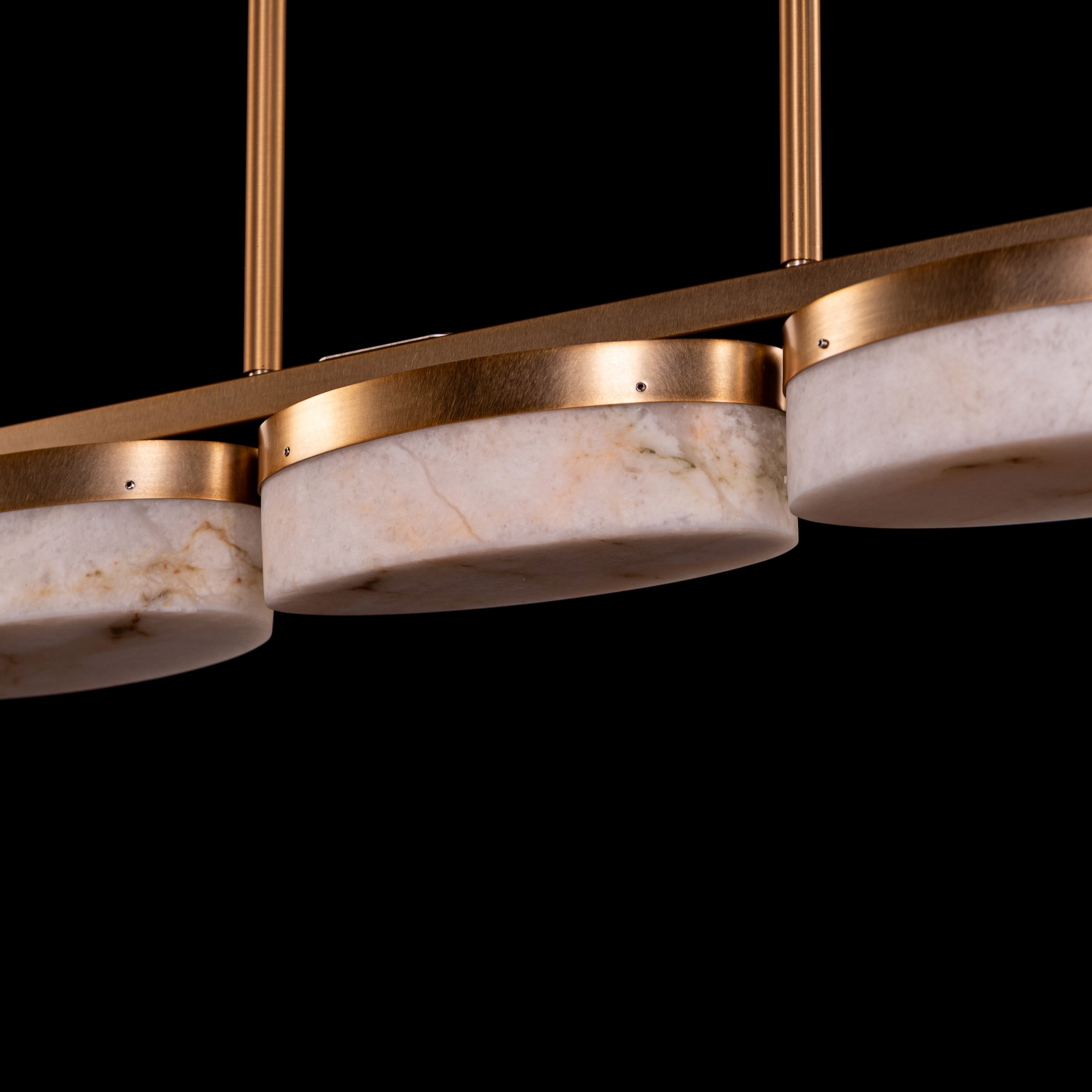 Maureen (Gold) Alabaster Chandelier