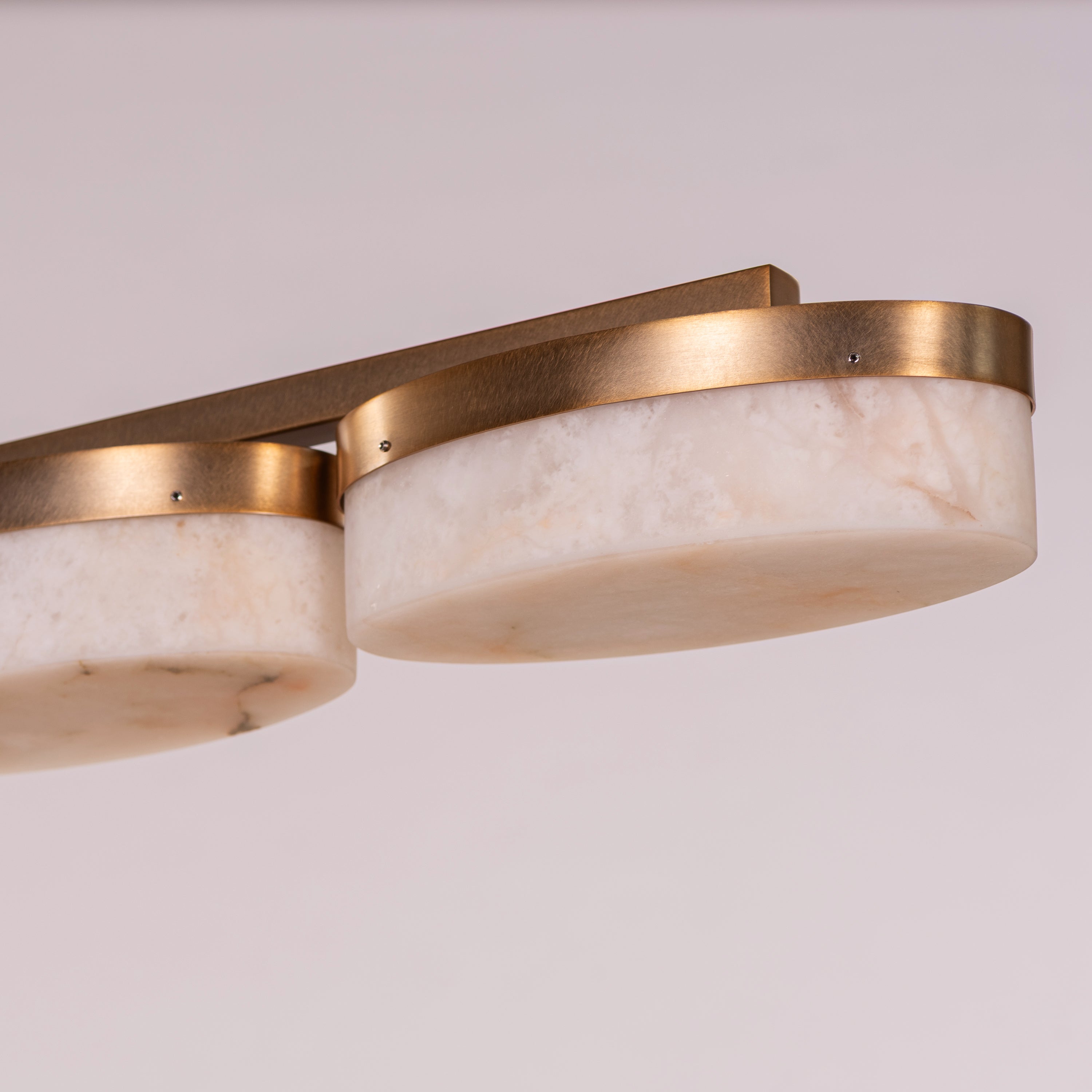 Maureen (Gold) Alabaster Chandelier