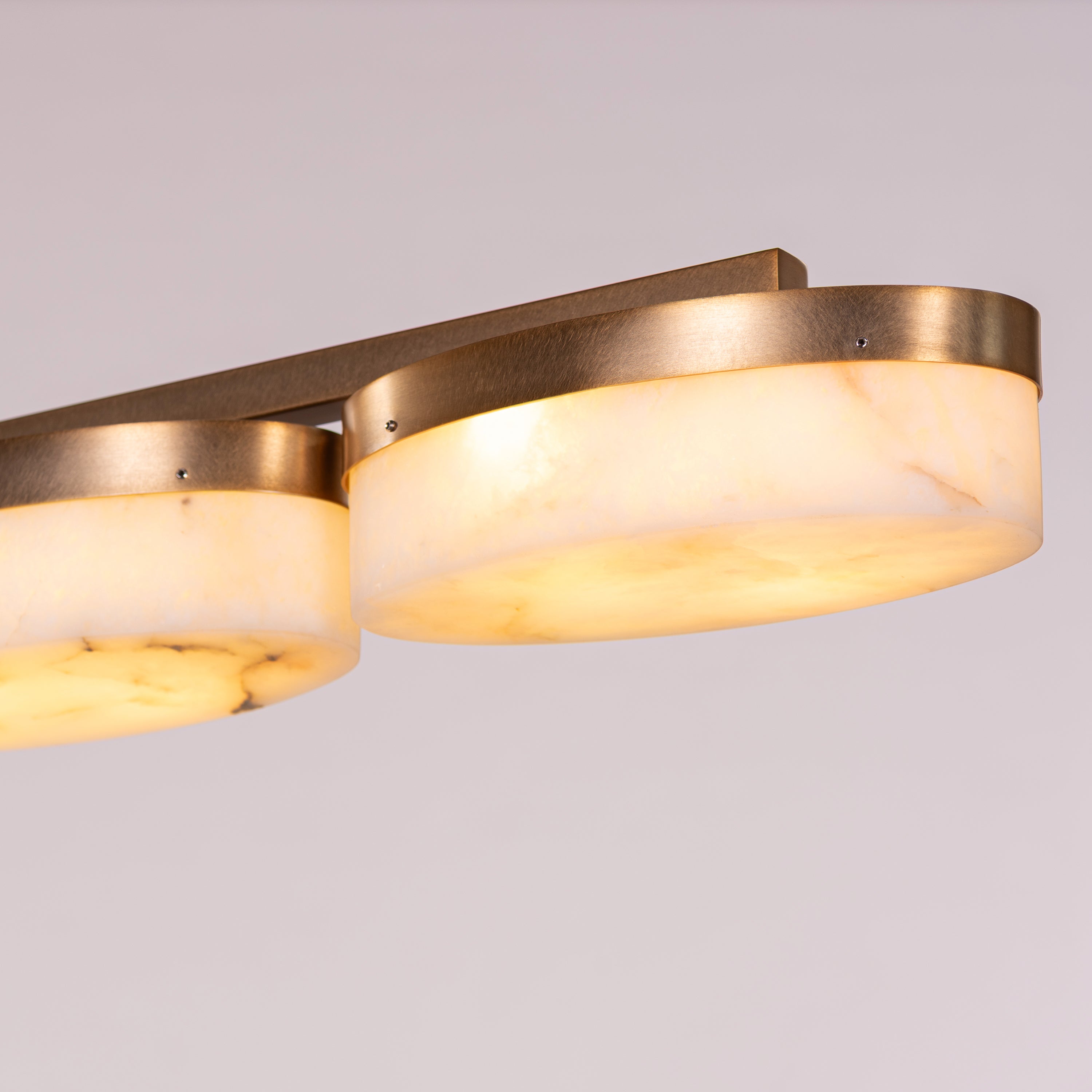 Maureen (Gold) Alabaster Chandelier