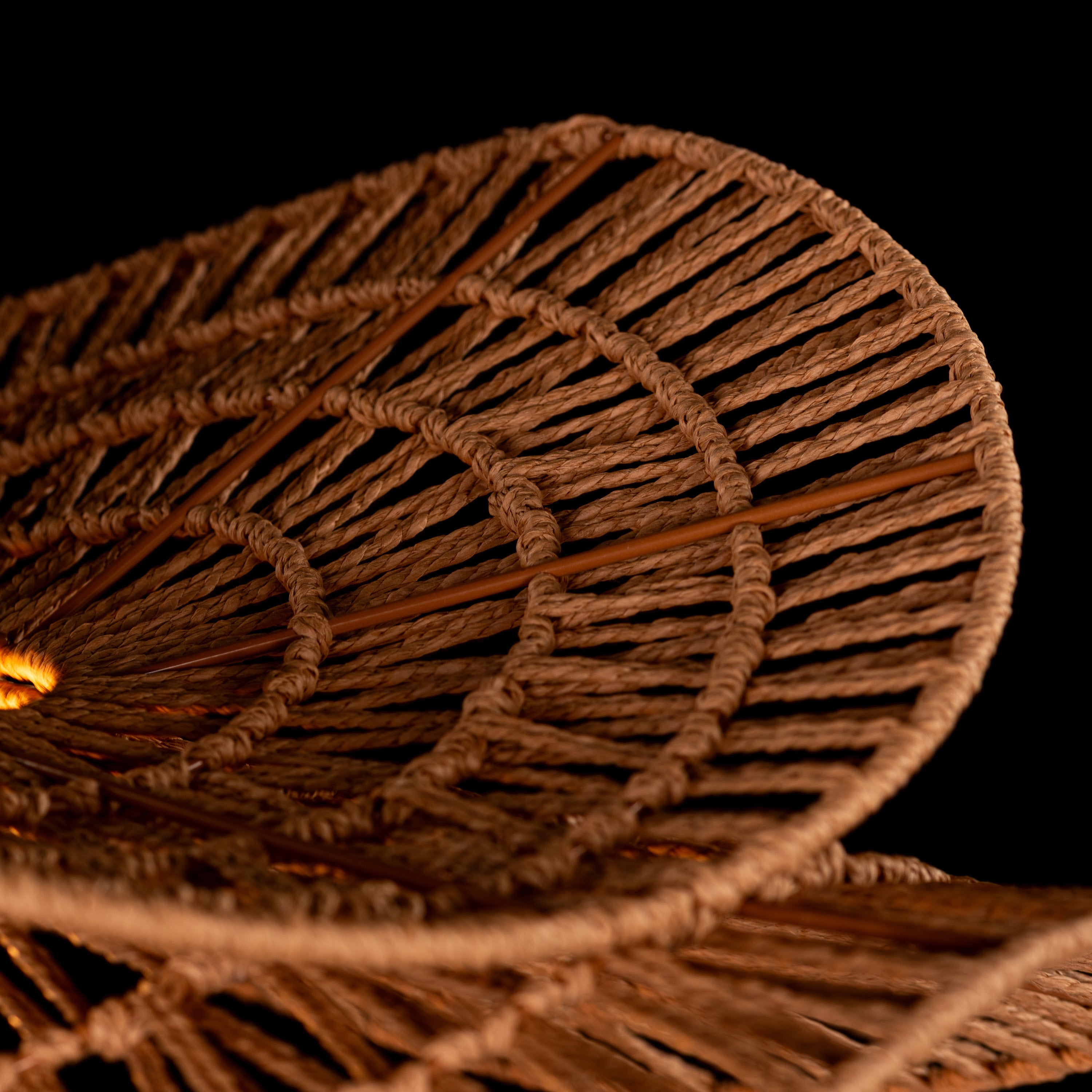 Brume (Brown) Rattan Pendant Light