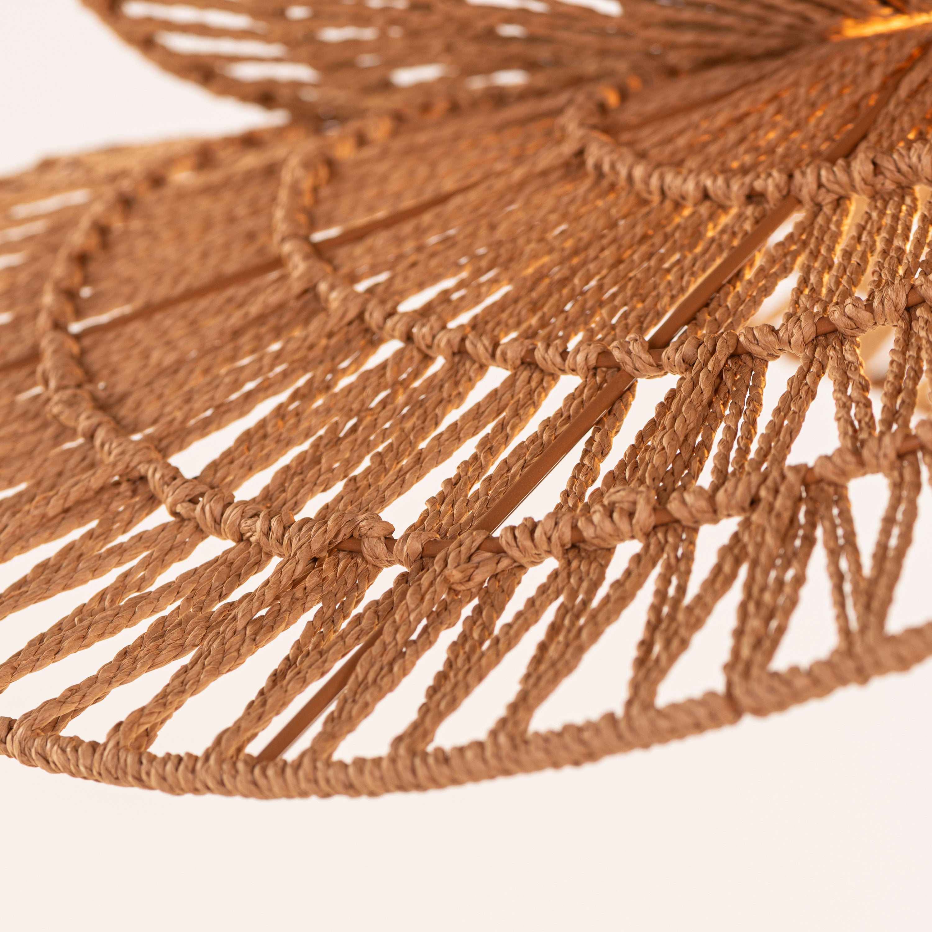 Brume (Brown) Rattan Pendant Light