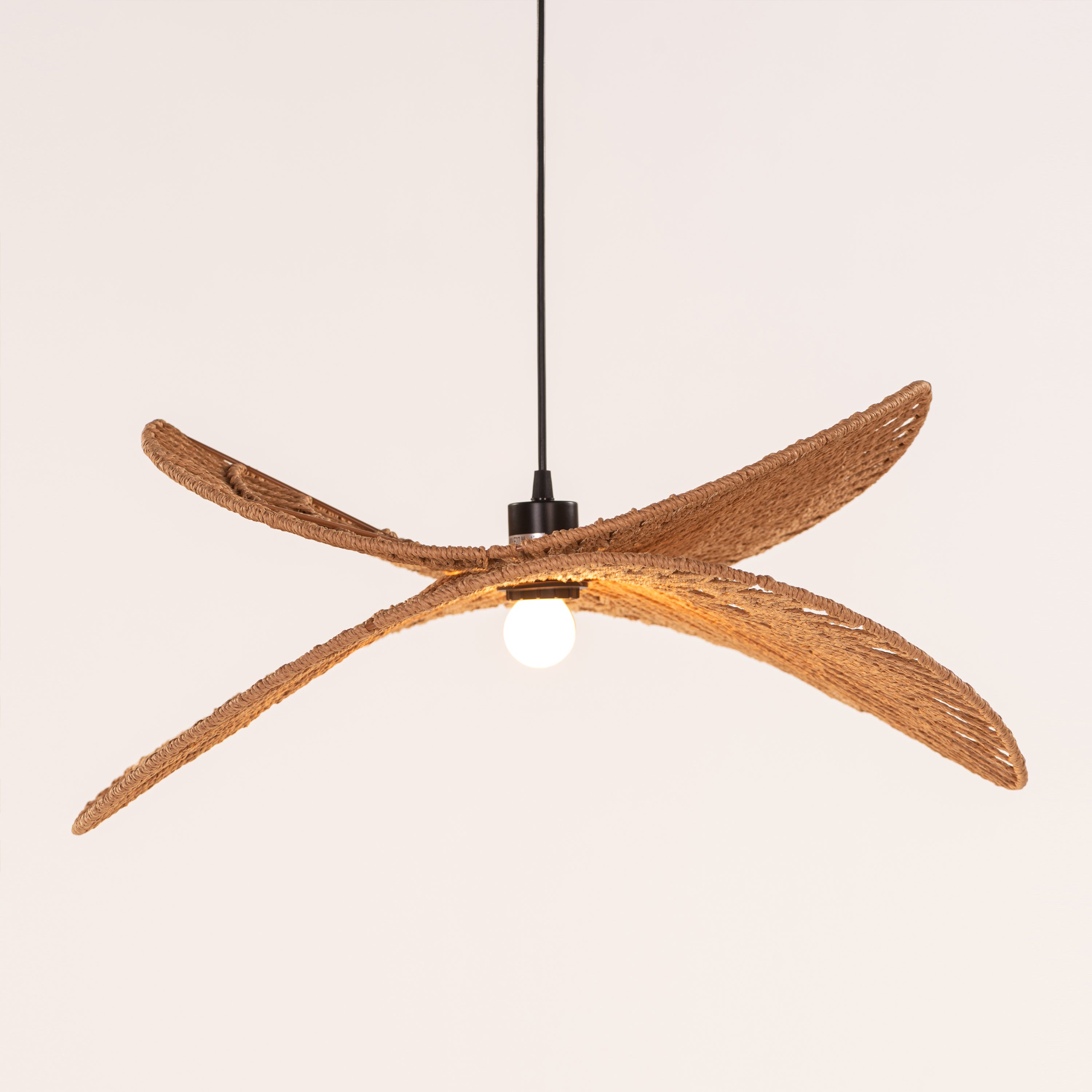 Brume (Brown) Rattan Pendant Light