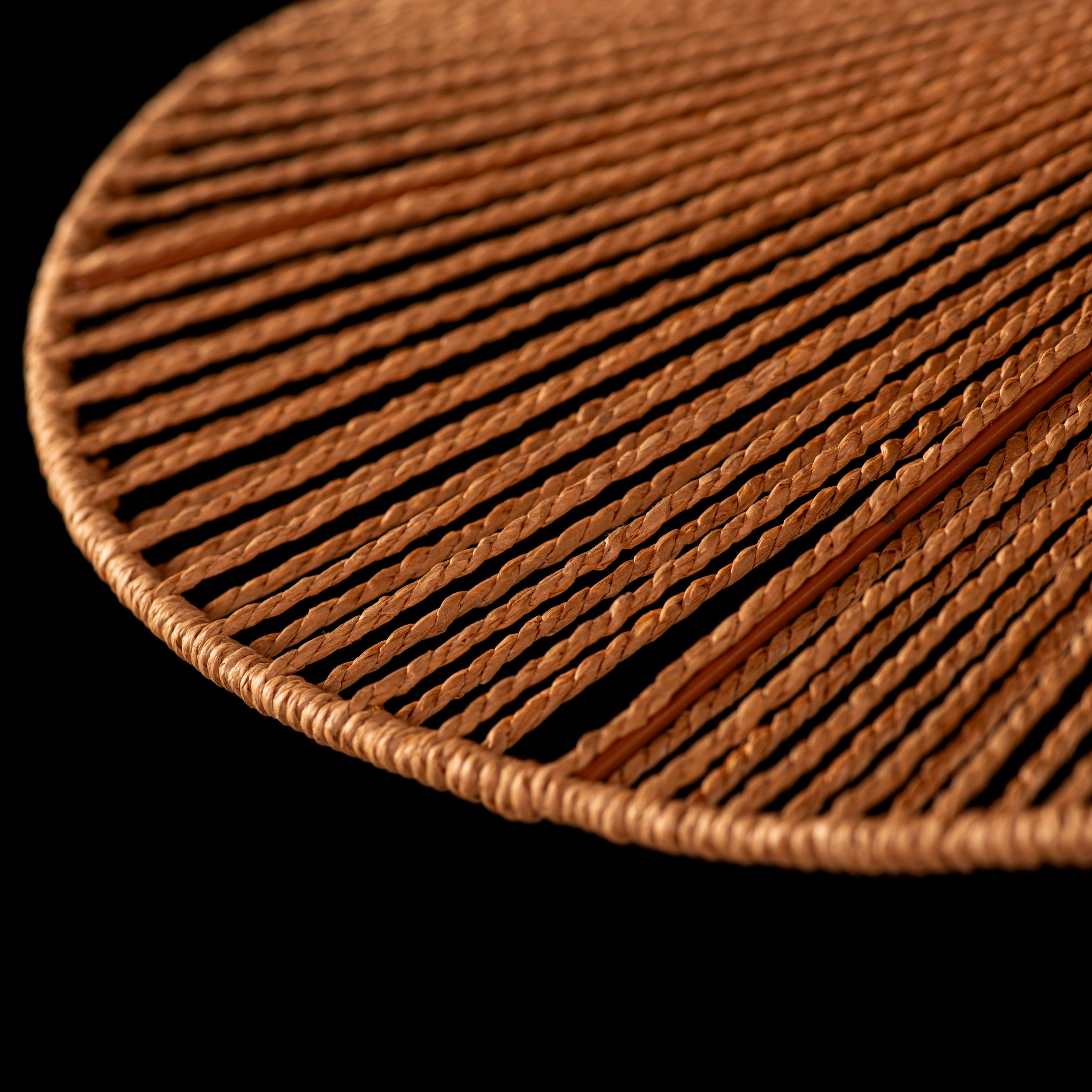 Sardinia Sun (Brown) Rattan Pendant Light