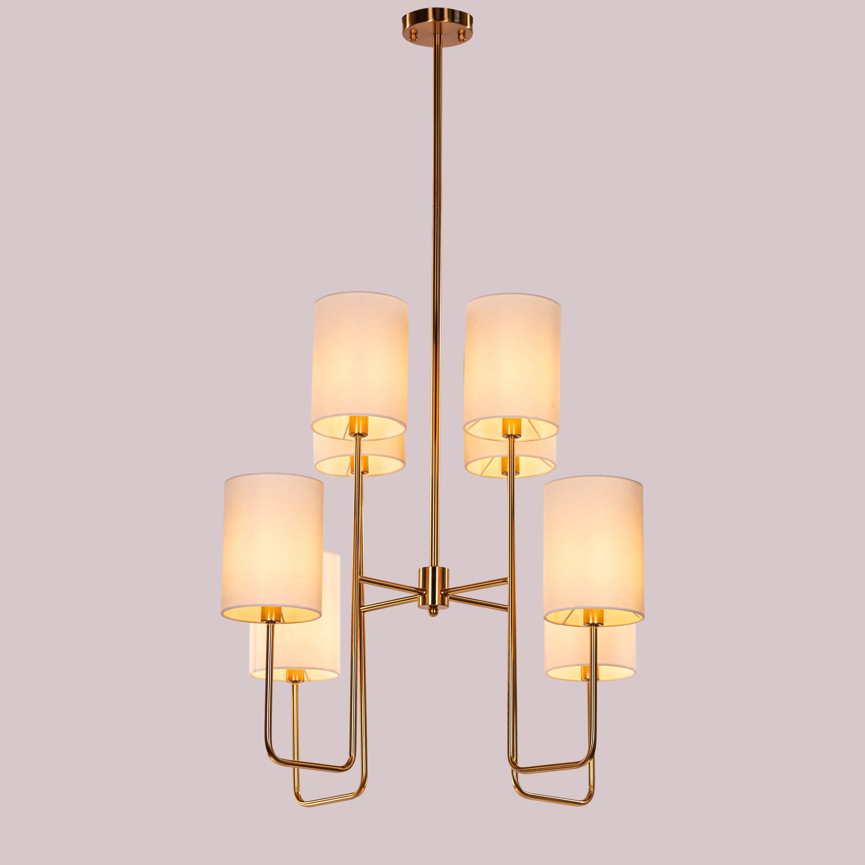 Chelsea (Gold, White) Chandelier