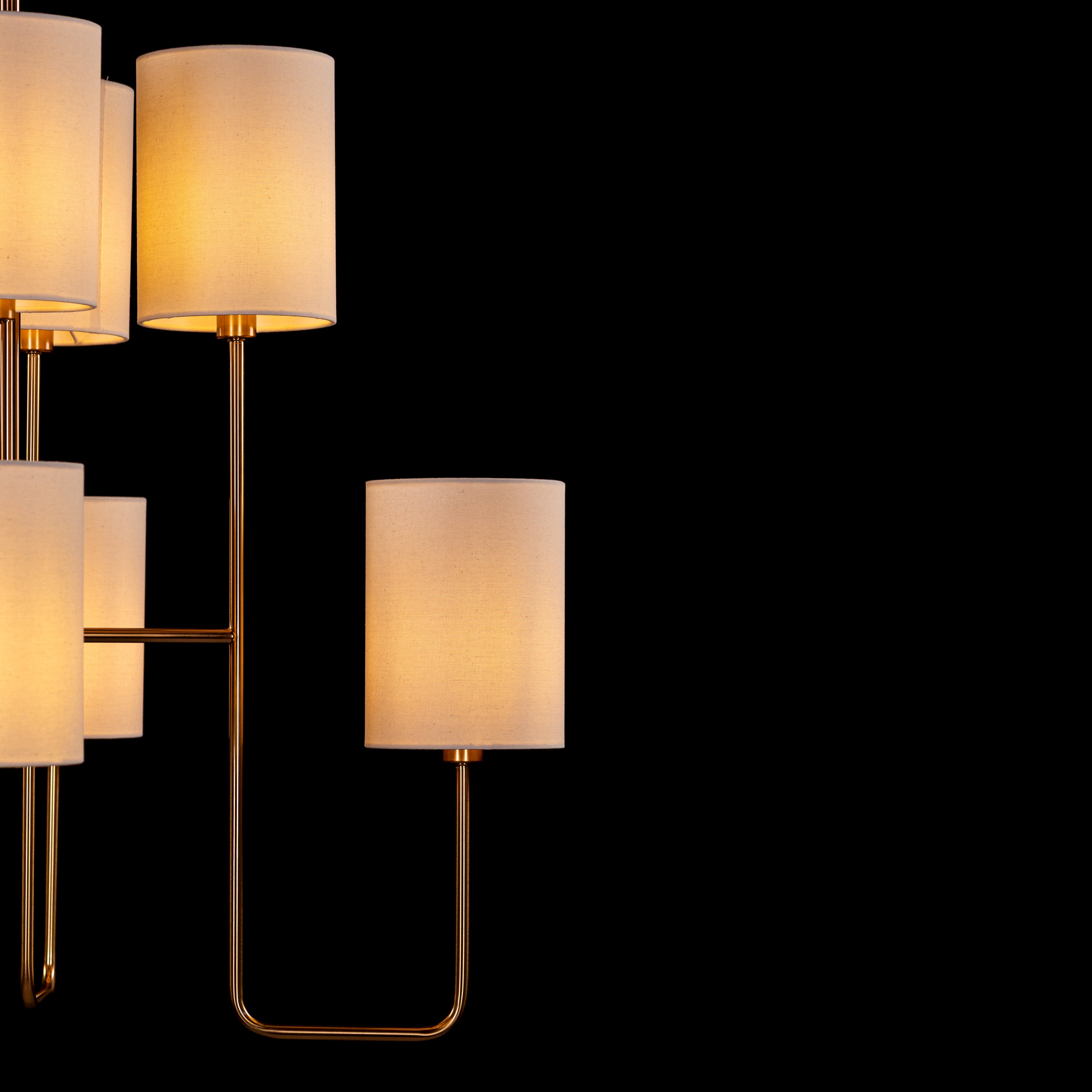 Chelsea (Gold, White) Chandelier