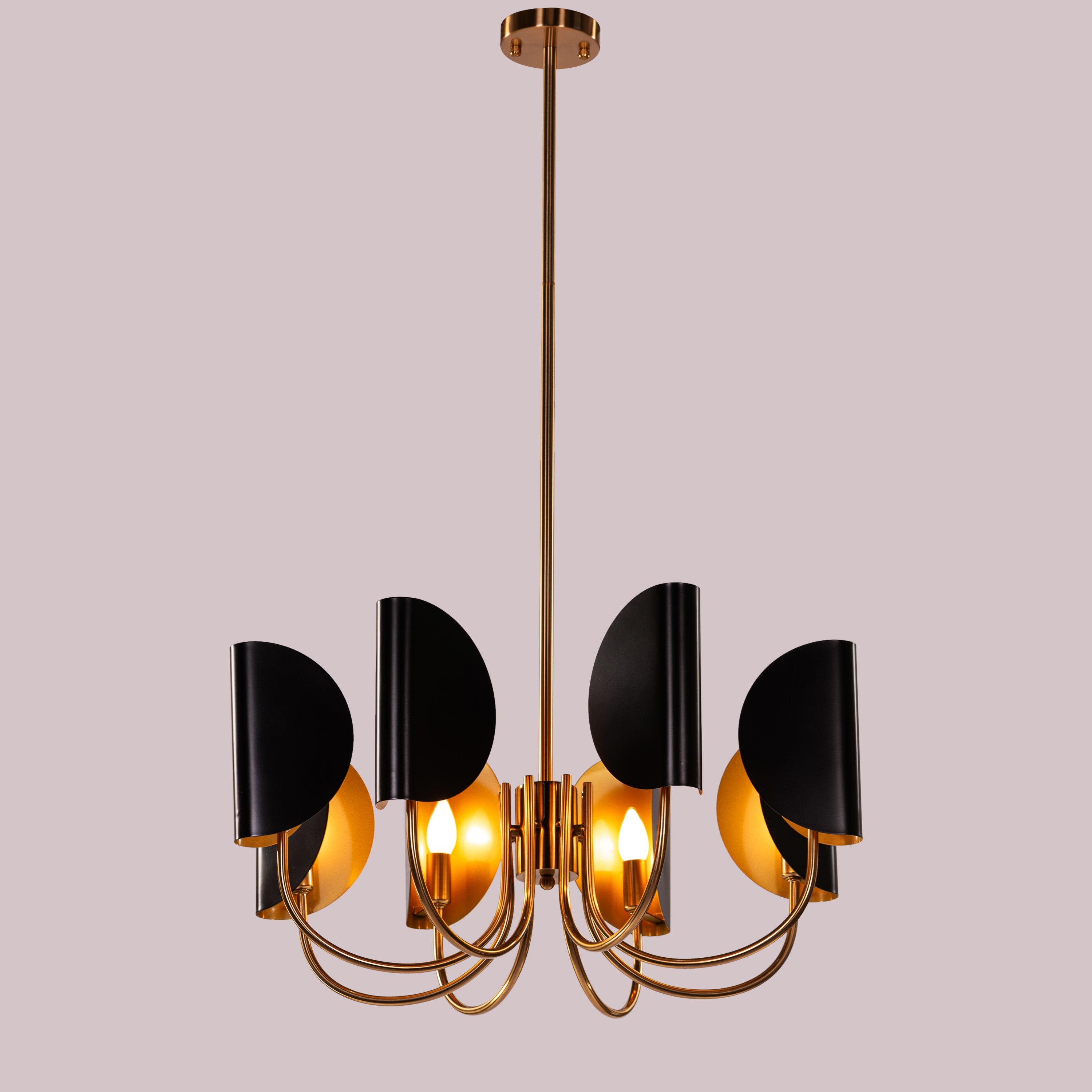 Umbra (Black, Gold) Chandelier