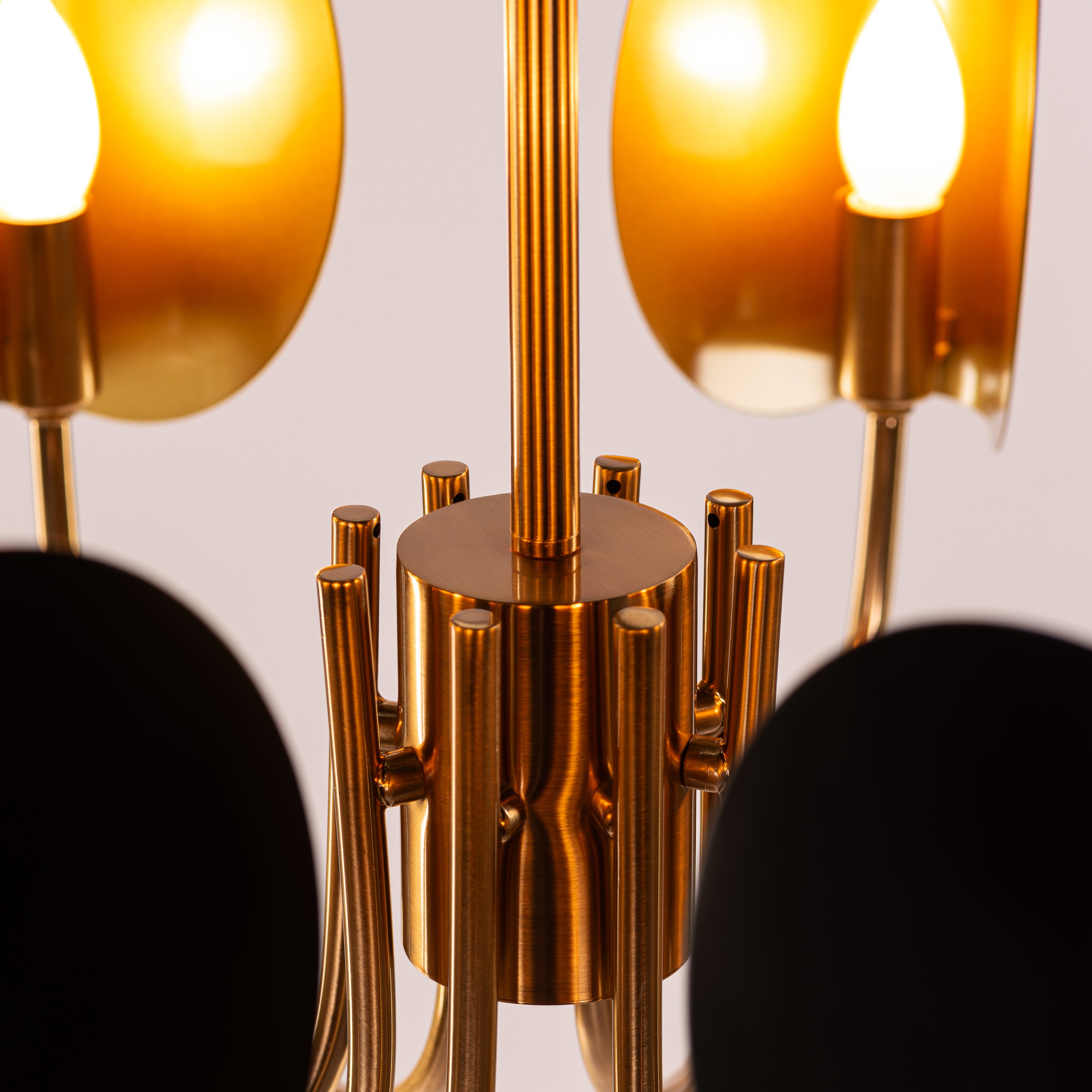 Umbra (Black, Gold) Chandelier