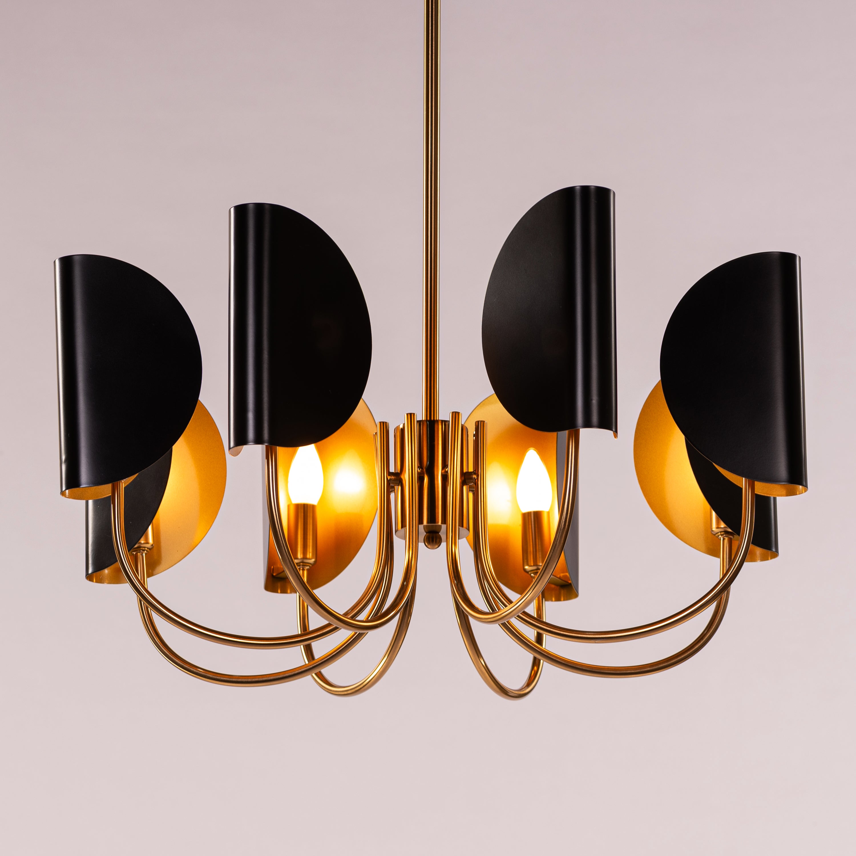 Umbra (Black, Gold) Chandelier