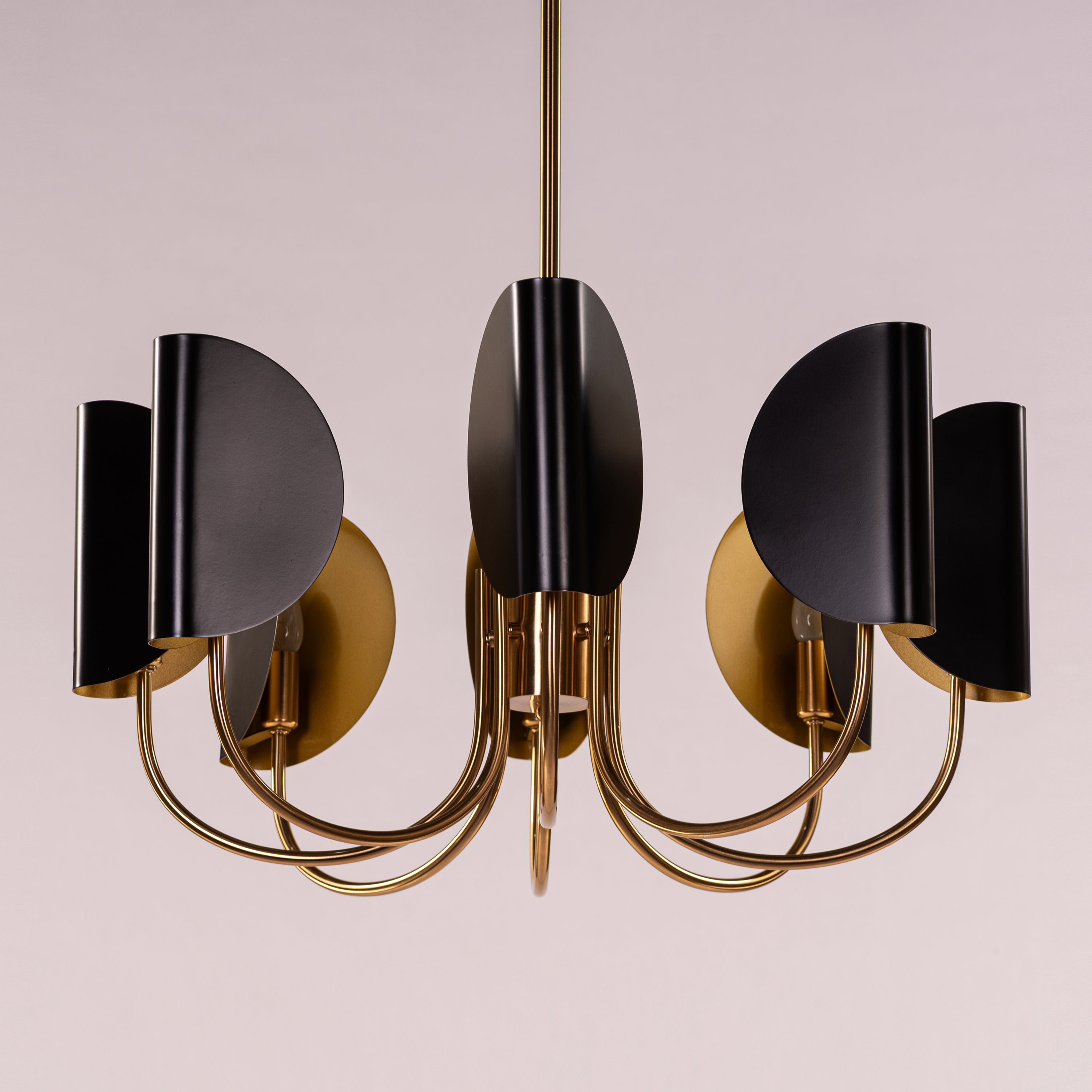 Umbra (Black, Gold) Chandelier