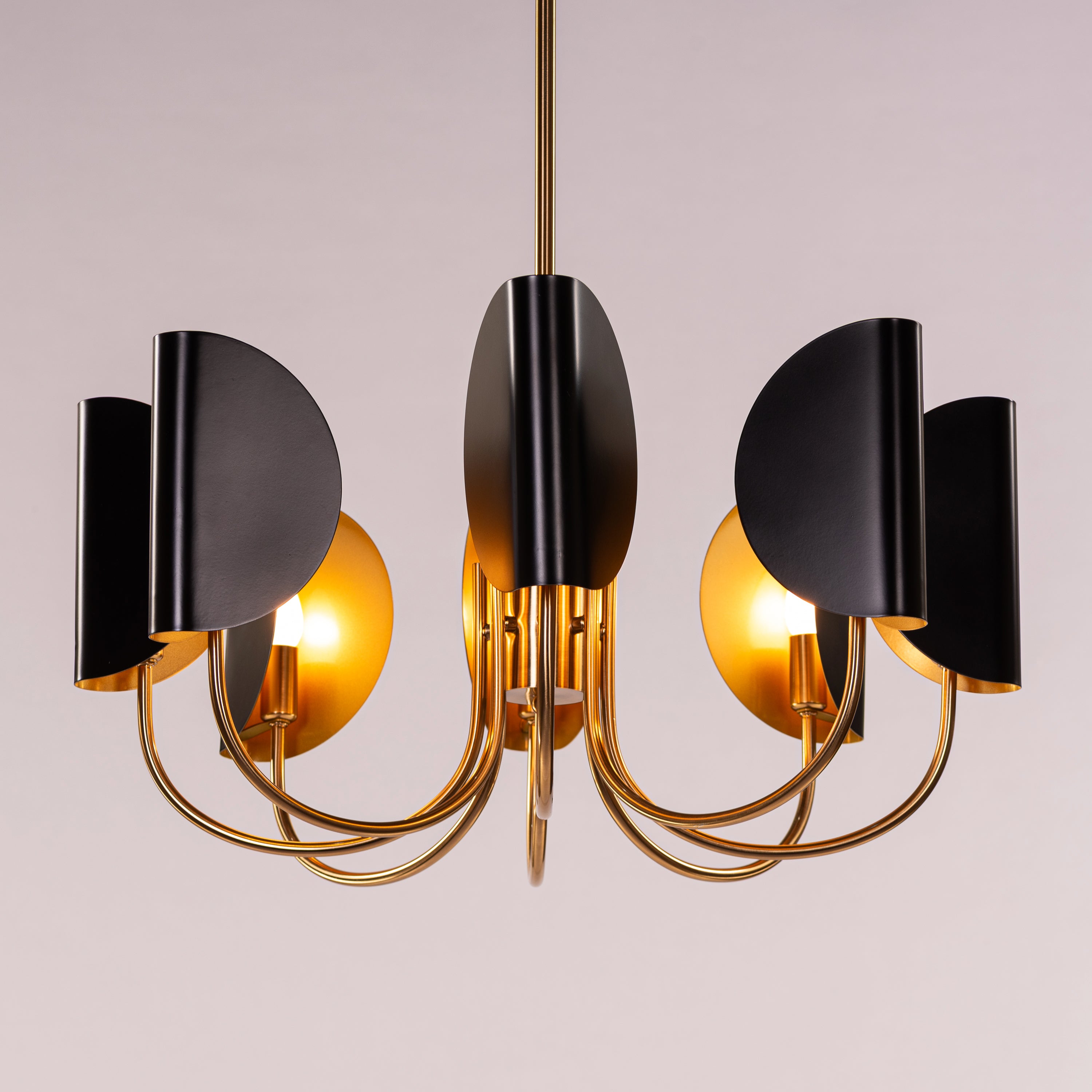 Umbra (Black, Gold) Chandelier