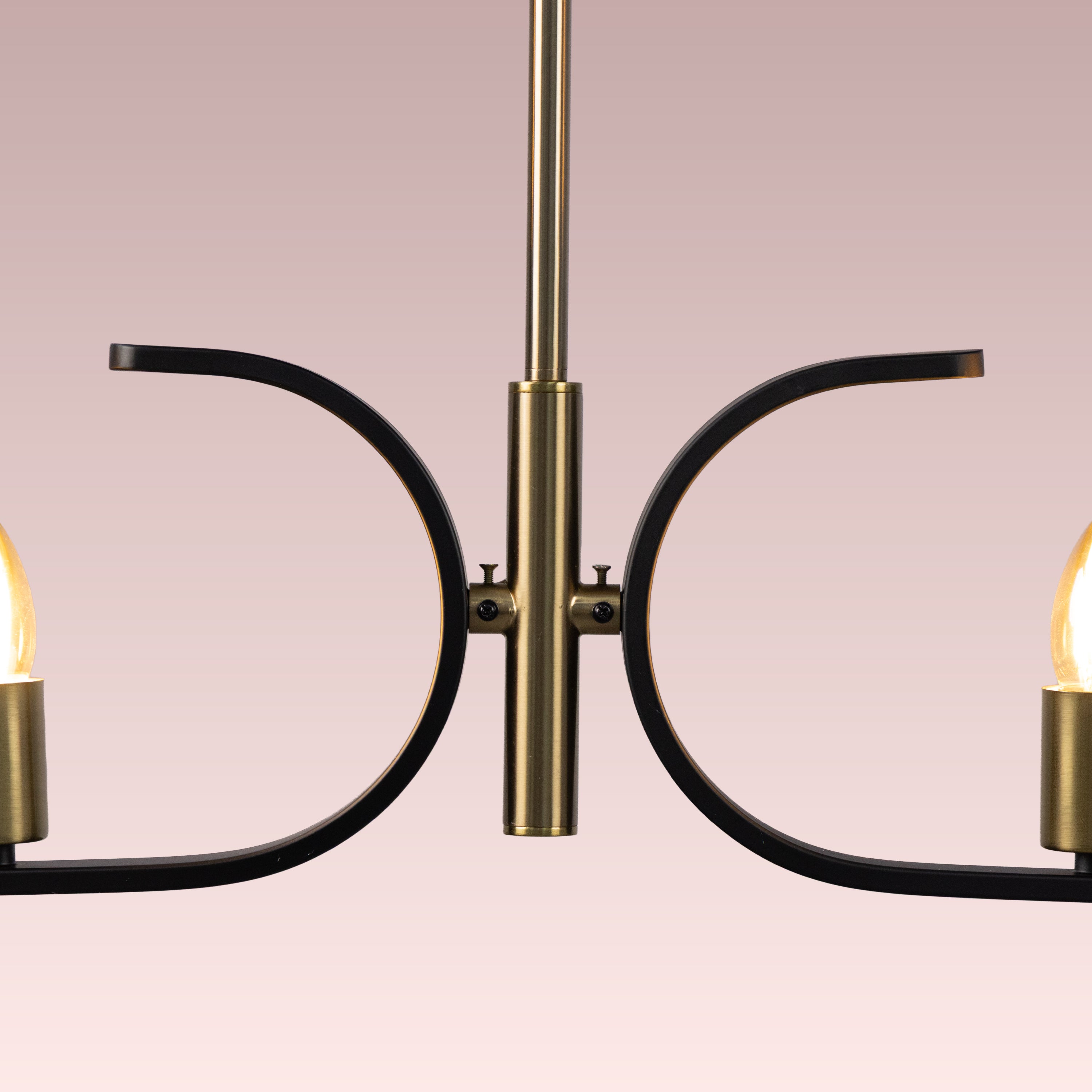 Twilight Row (Gold, Black) Chandelier
