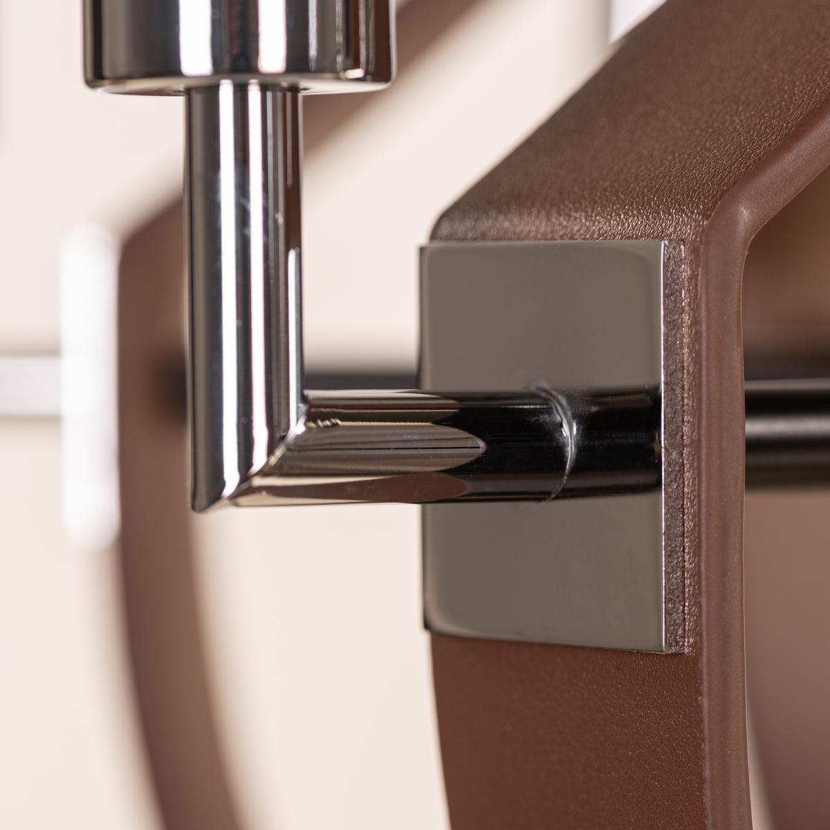Regent (Black, Brown) Faux Leather Chandelier