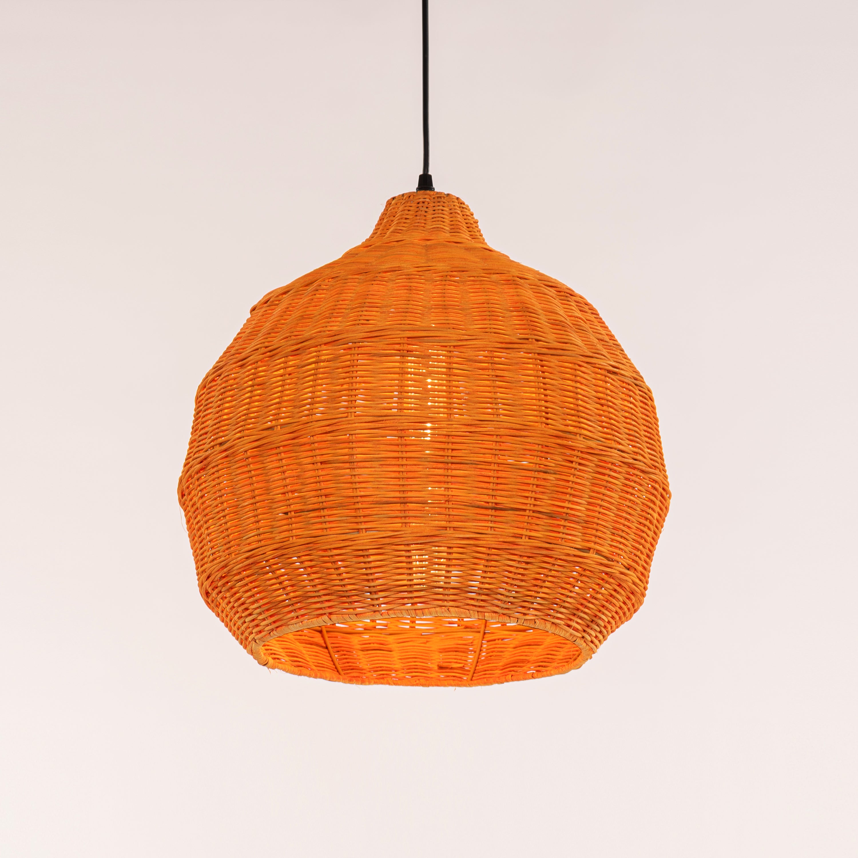 Bayfront Basket Rattan Pendant Light