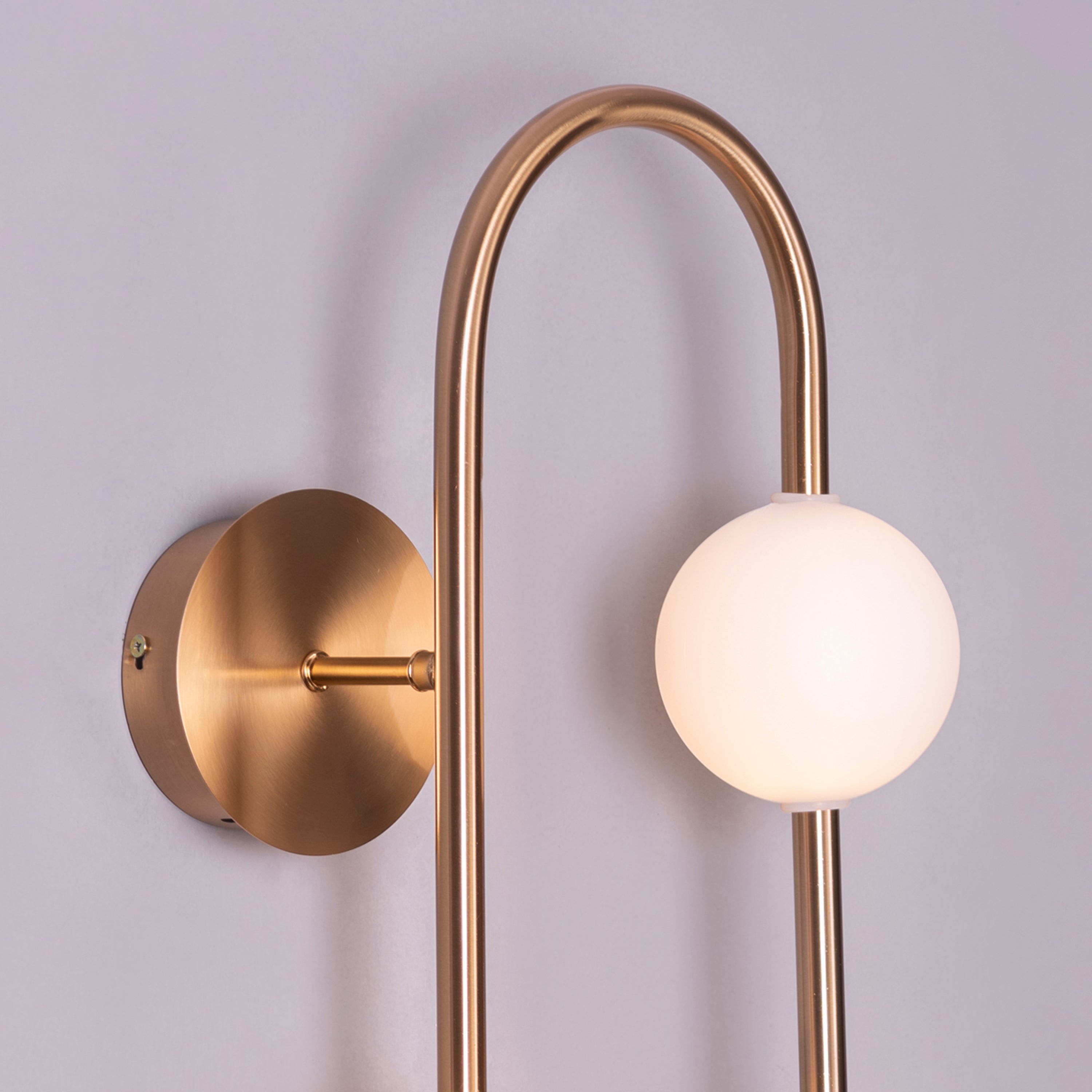 Check The List (Gold, Dimmable LED with Remote Control) Wall Light