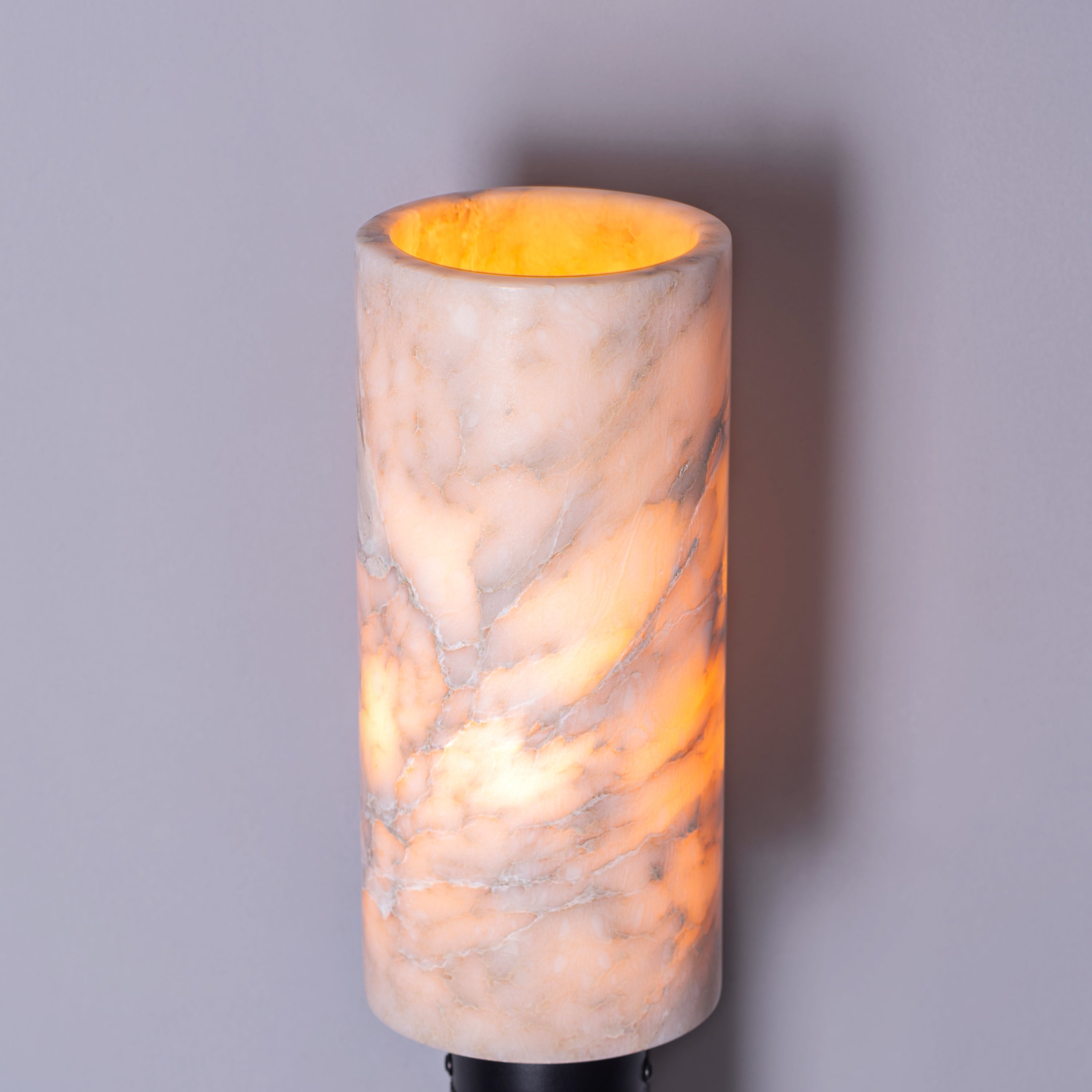 Sandstorm (Black) Alabaster Wall Light