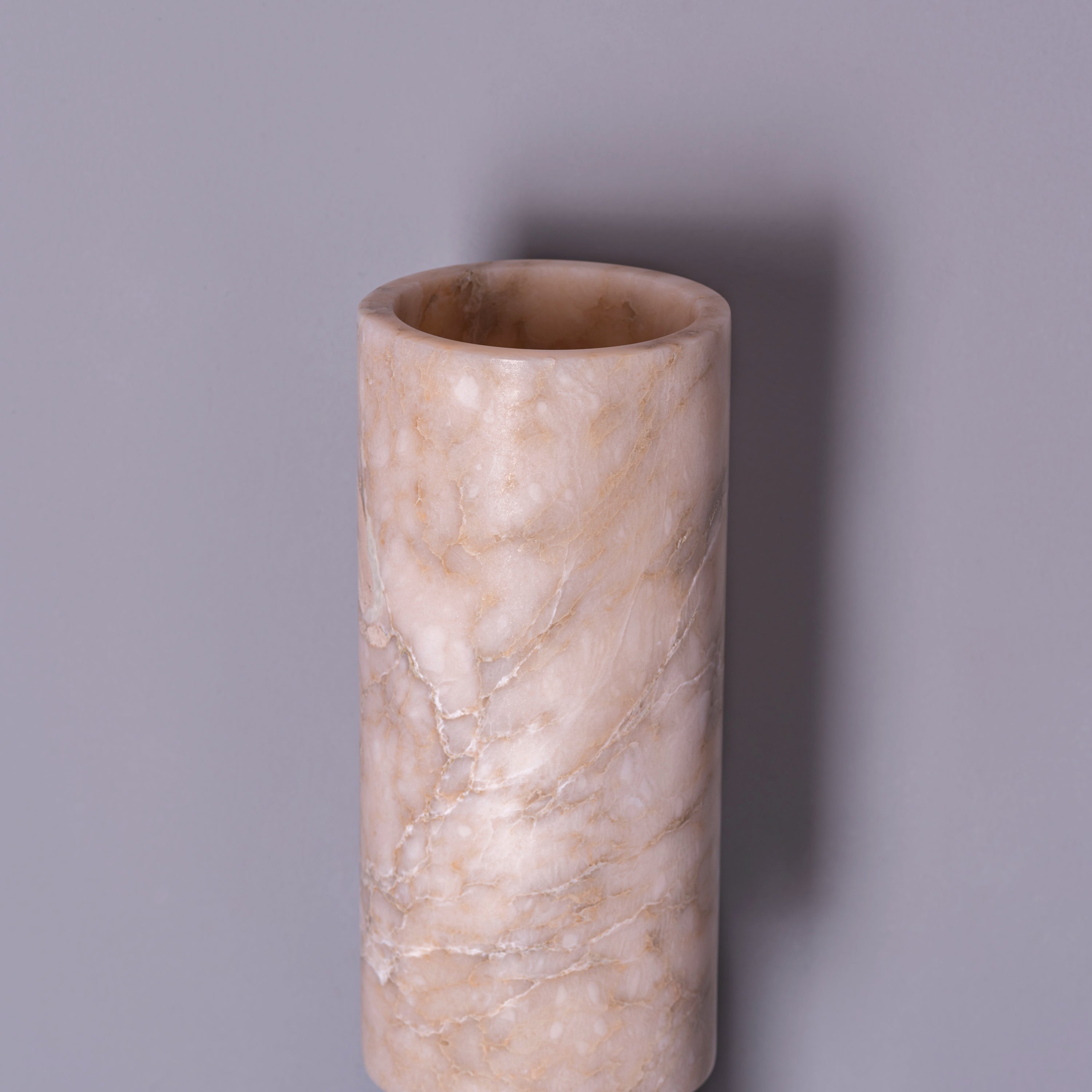 Sandstorm (Black) Alabaster Wall Light