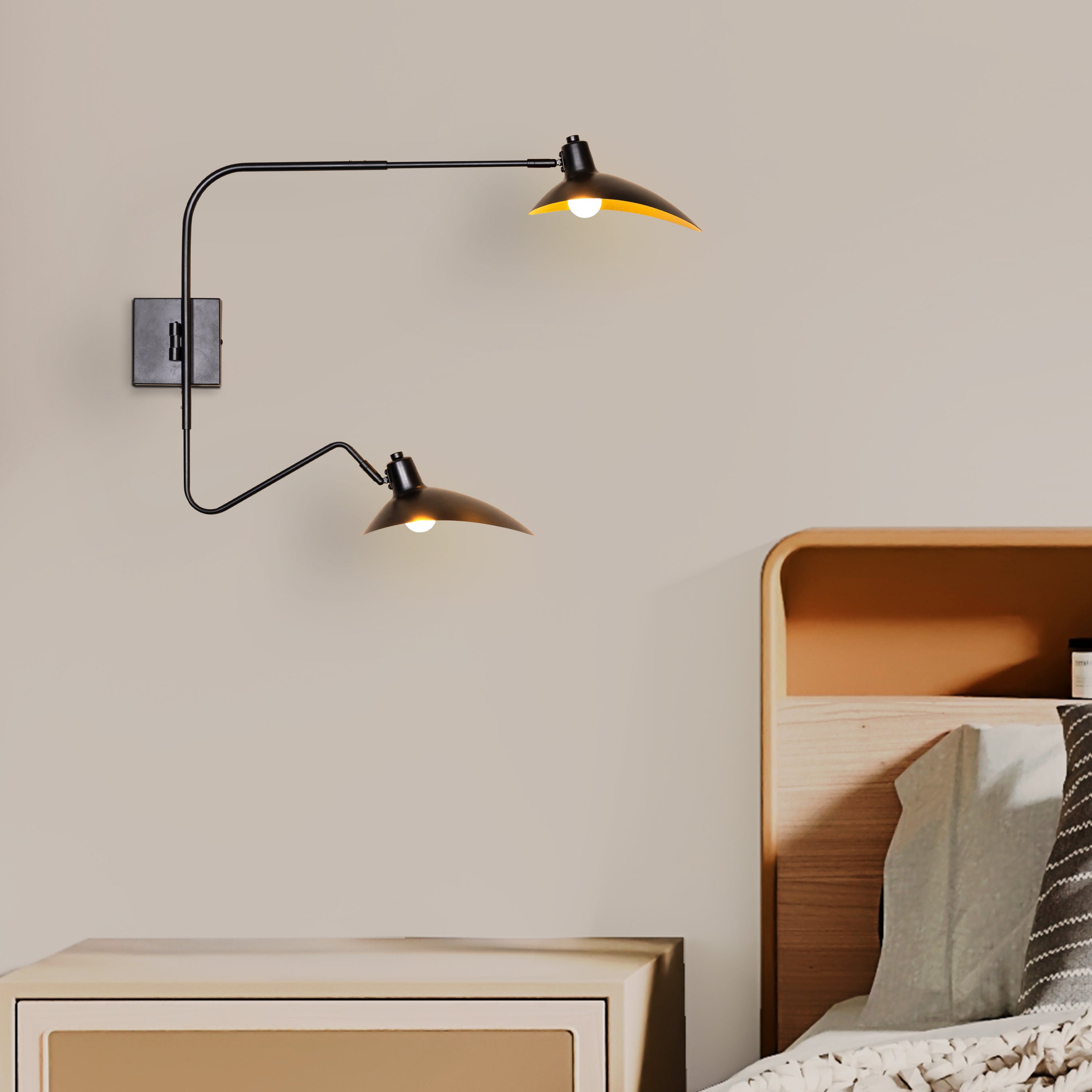 Midnight Proposal (Black) Wall Light