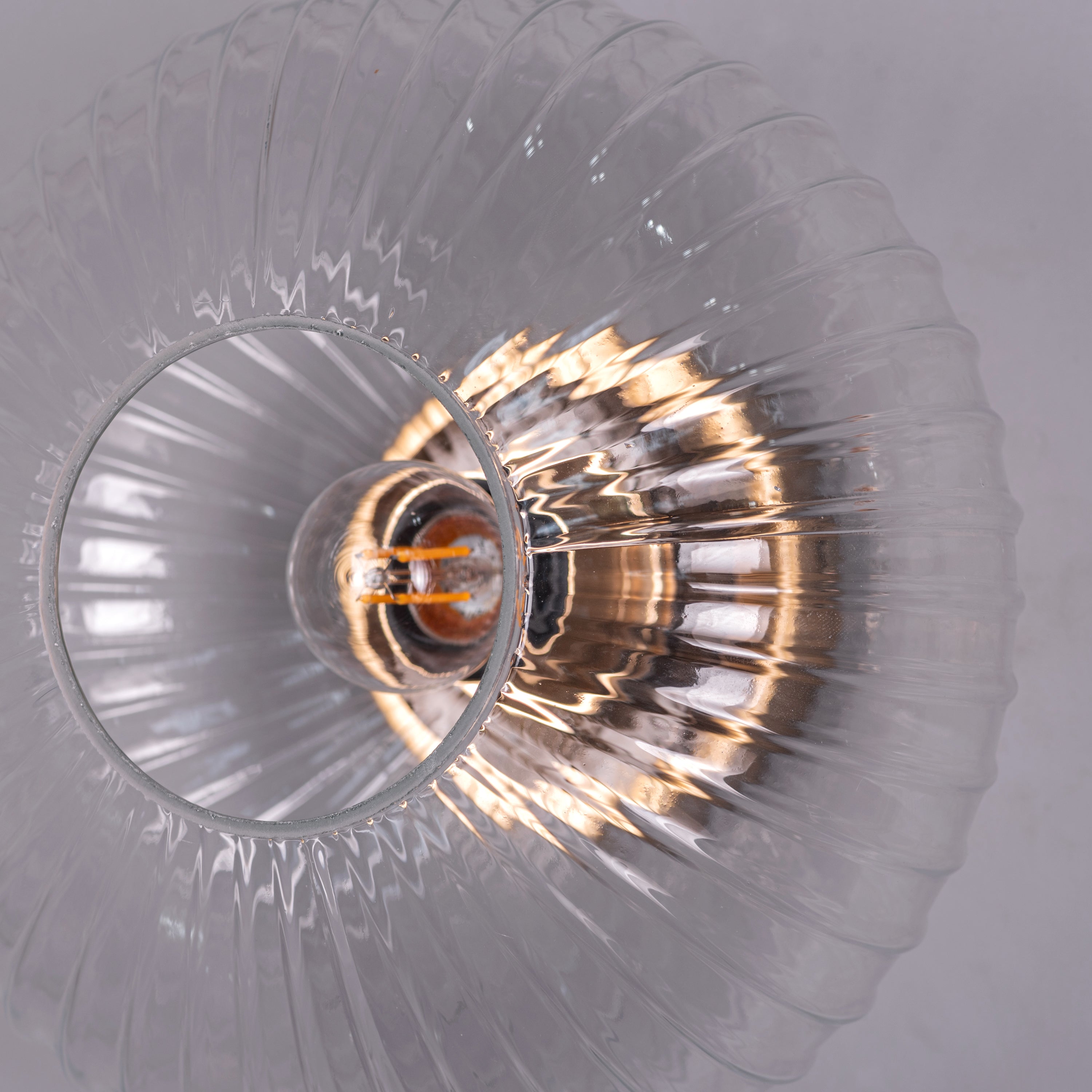 You Are My More (Gold) Large Textured Glass Wall Light
