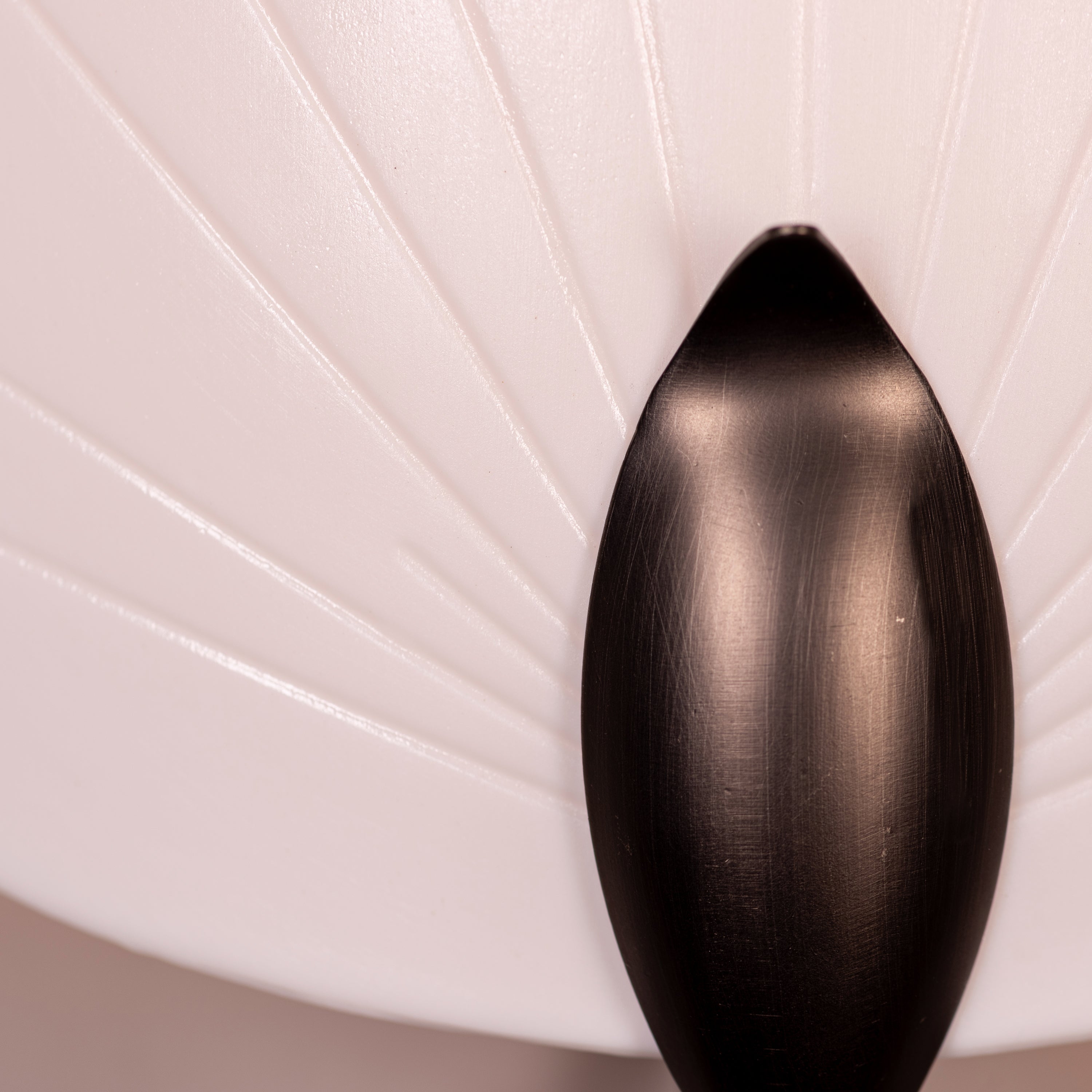 Petaline (Brown, White) Ceramic Wall Light