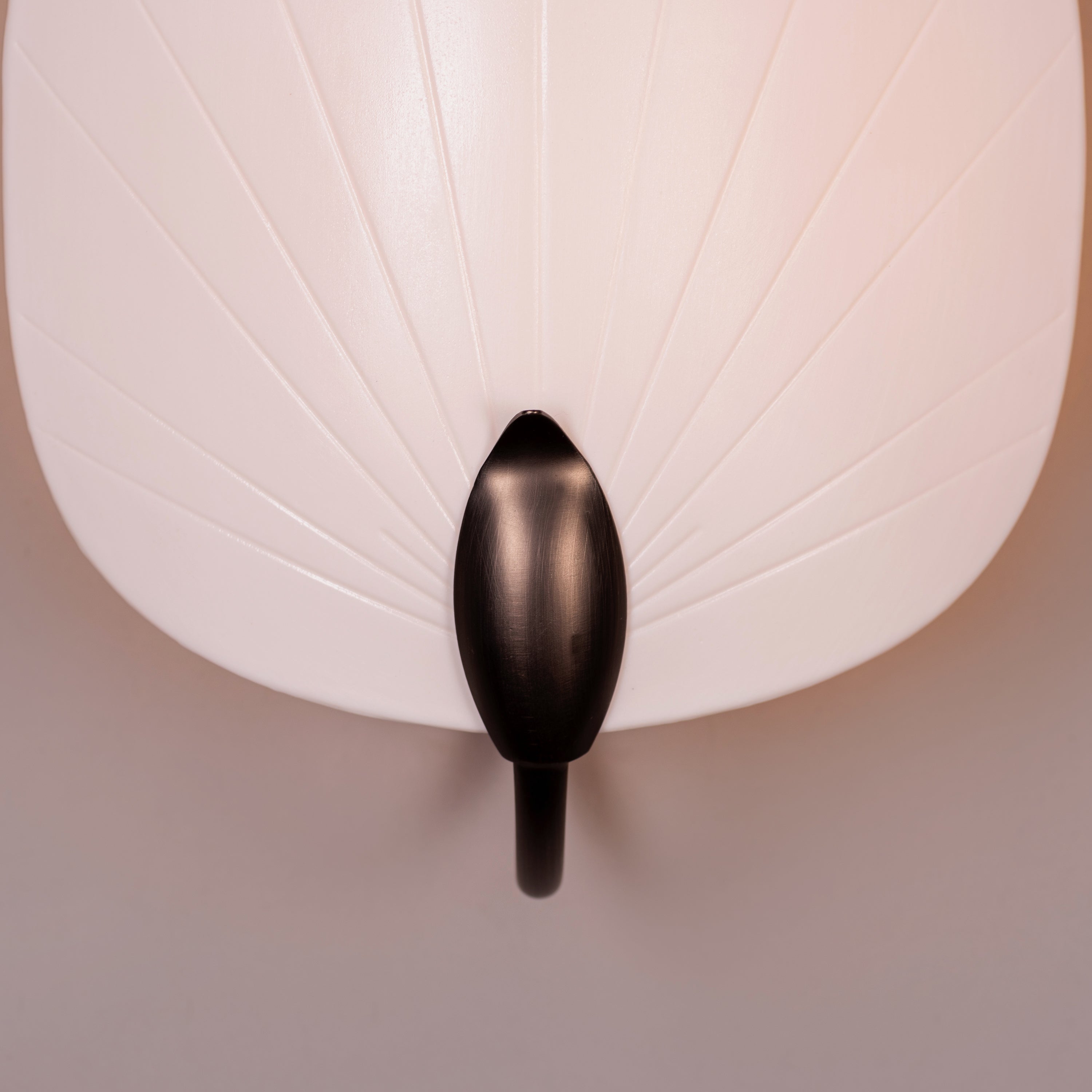 Petaline (Brown, White) Ceramic Wall Light