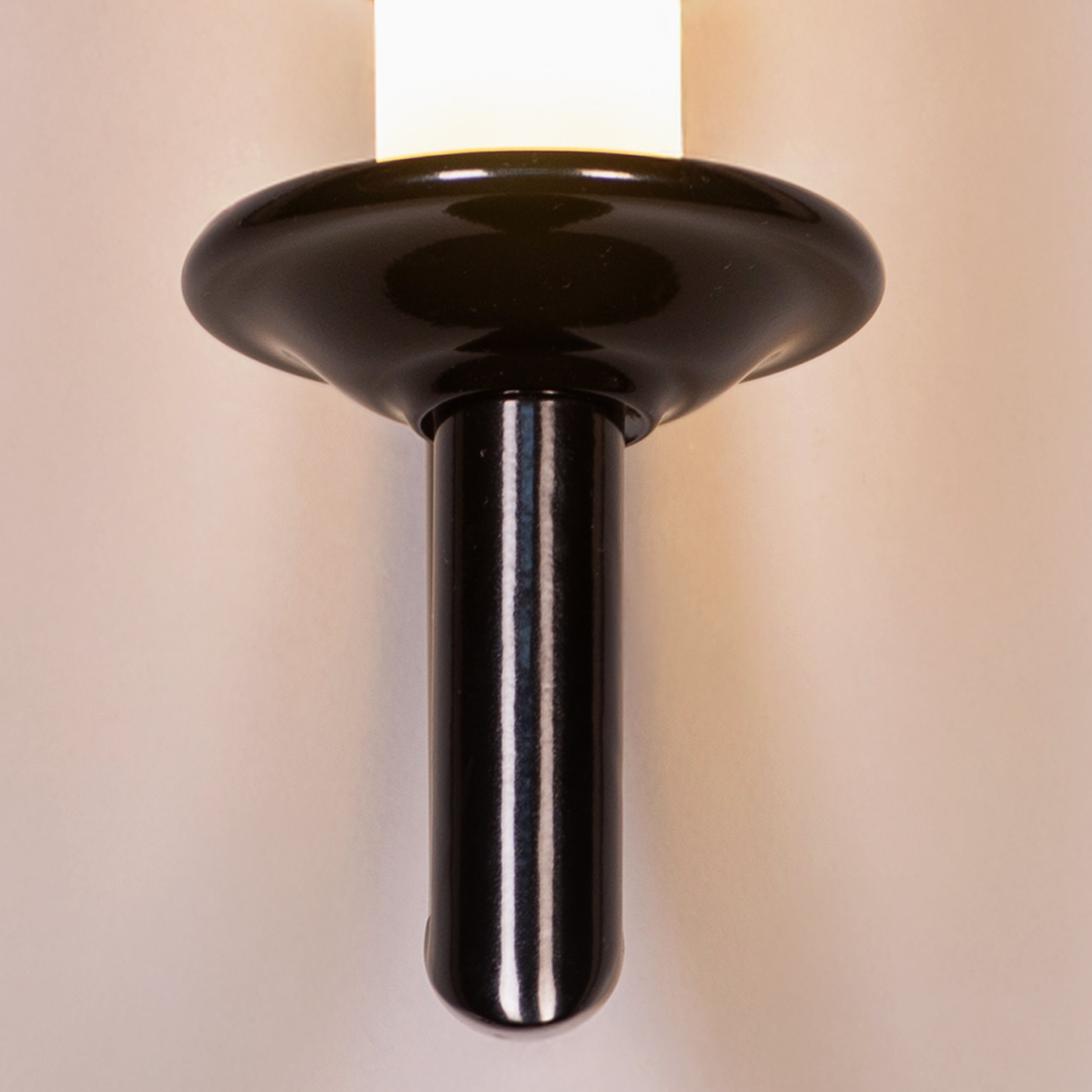 Forma (Black, White) Frosted Glass Wall Light