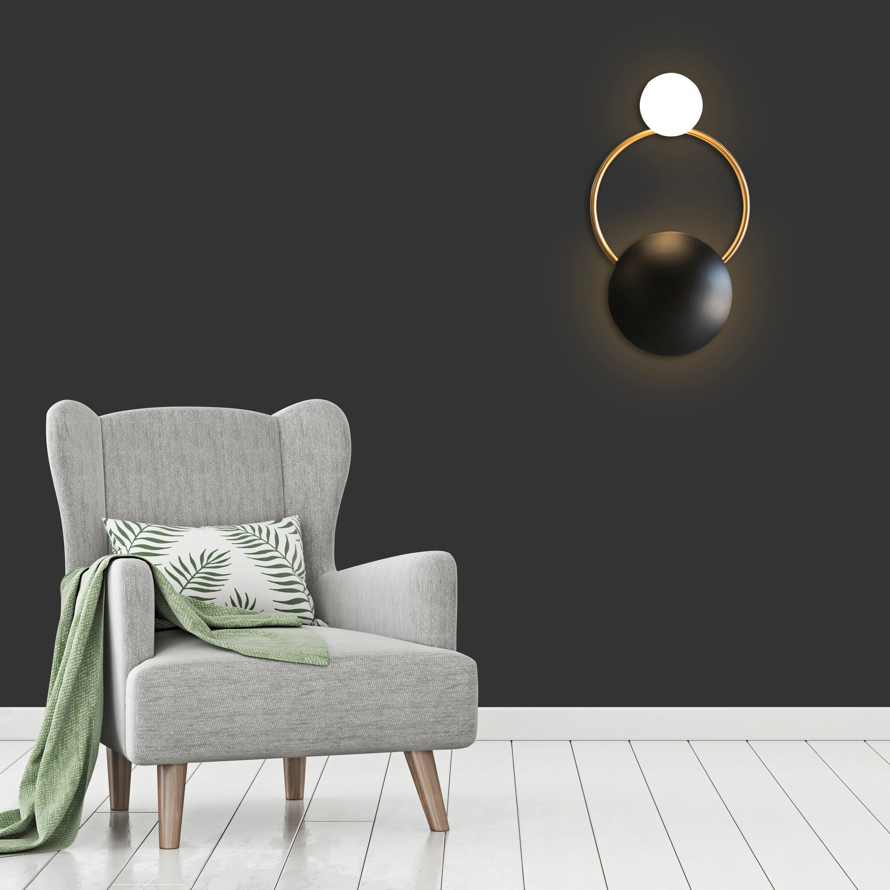 Dot Spot (Gold) Wall Light