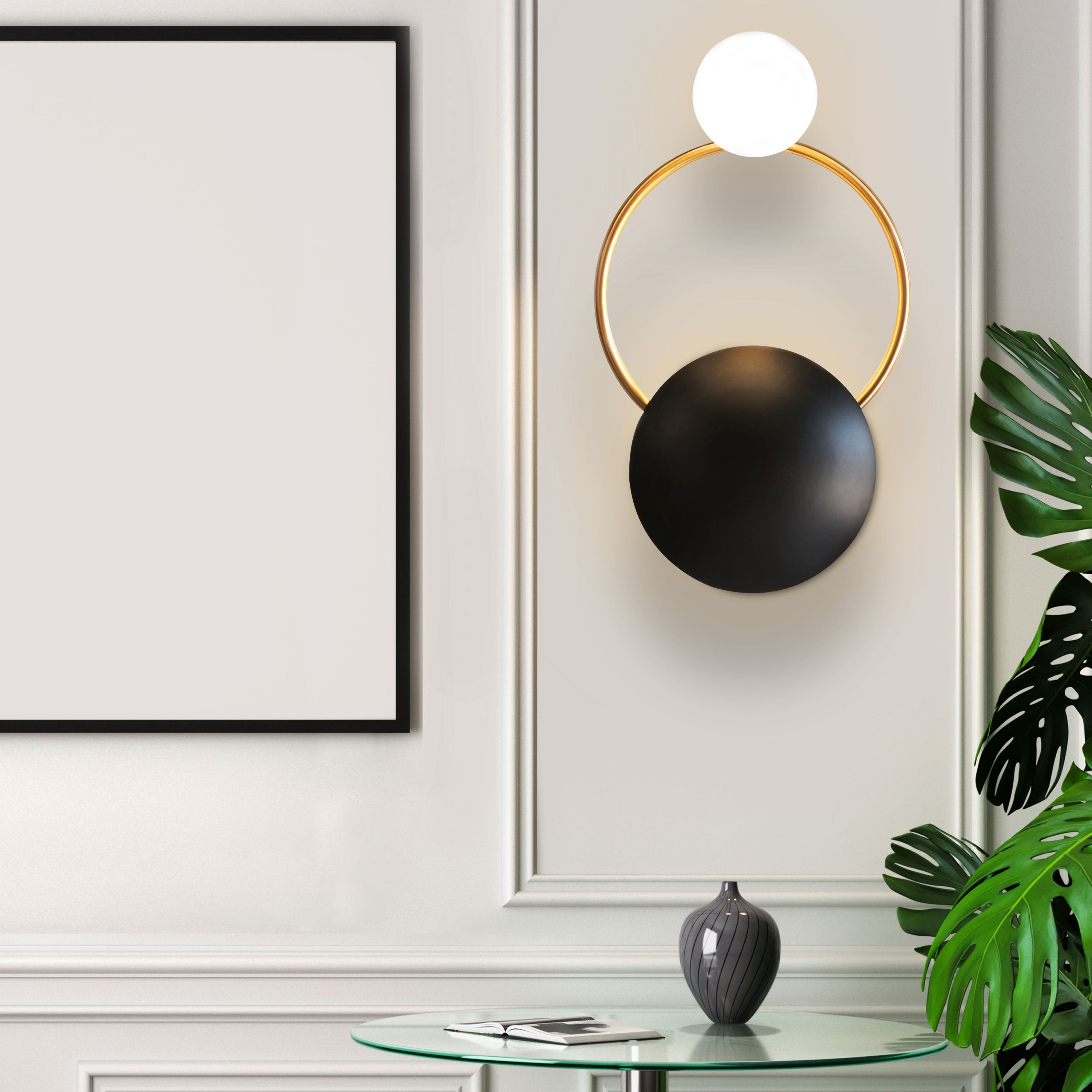 Dot Spot (Gold) Wall Light