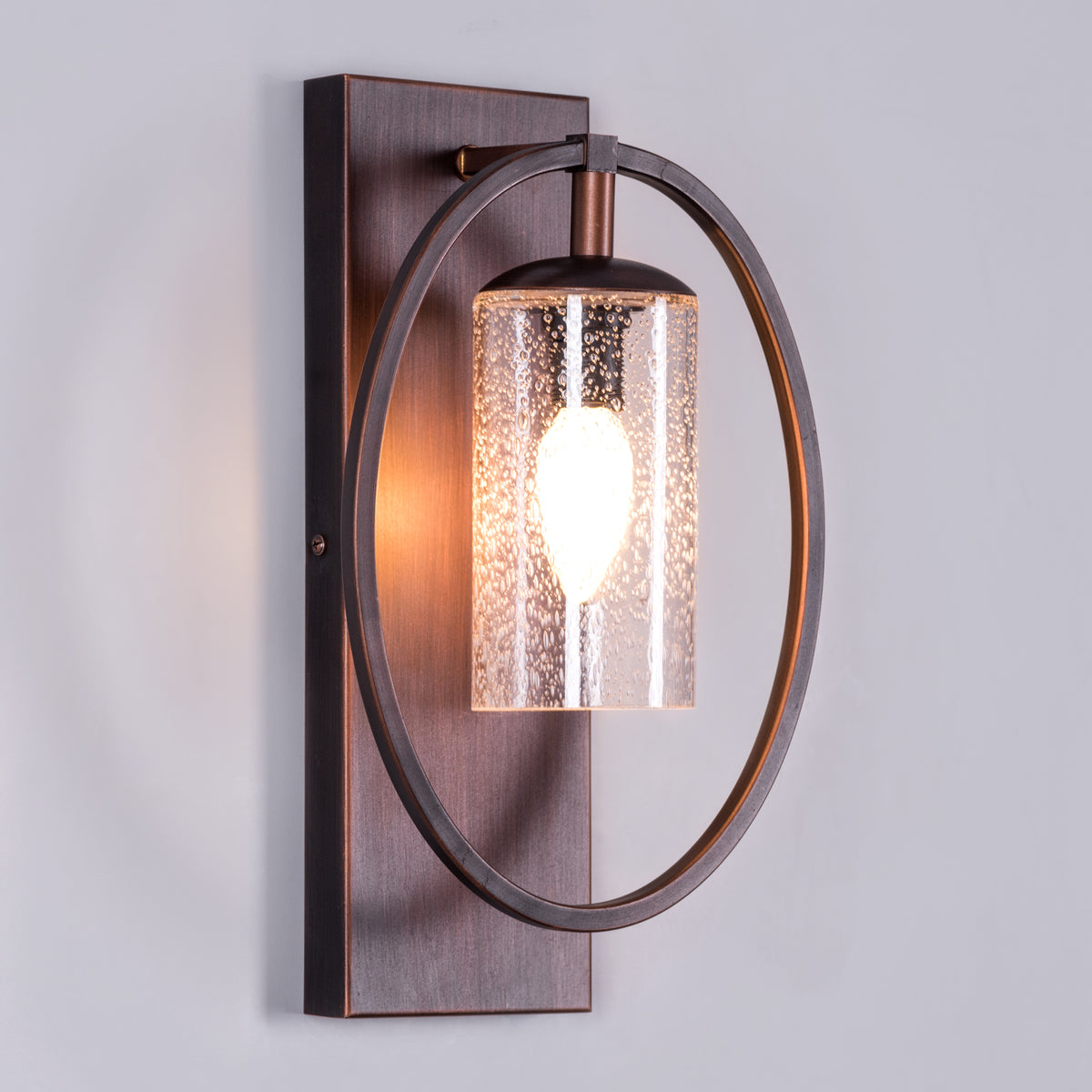 Play The Game (Coffee) Signature Clear Glass Wall Light