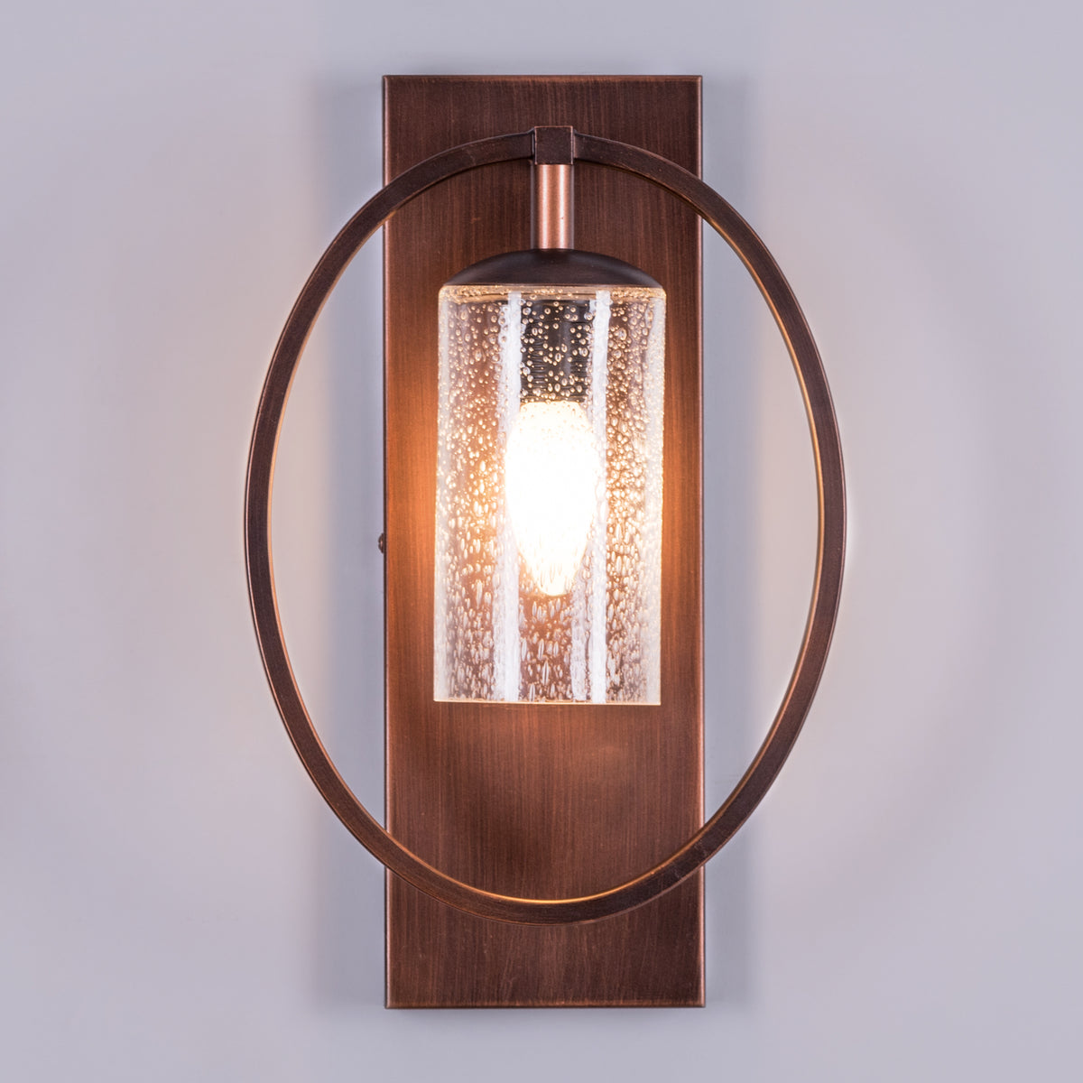 Play The Game (Coffee) Signature Clear Glass Wall Light