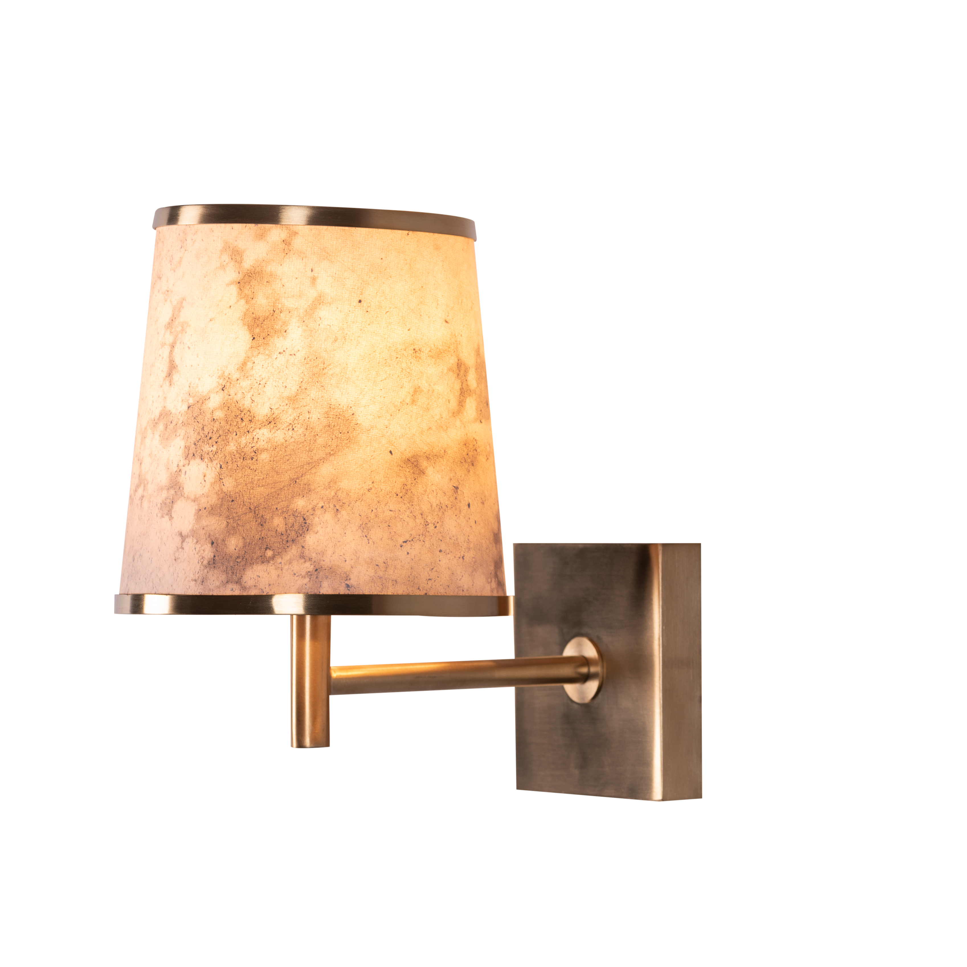Clean Slate (Gold) Stone Veneer Wall Light